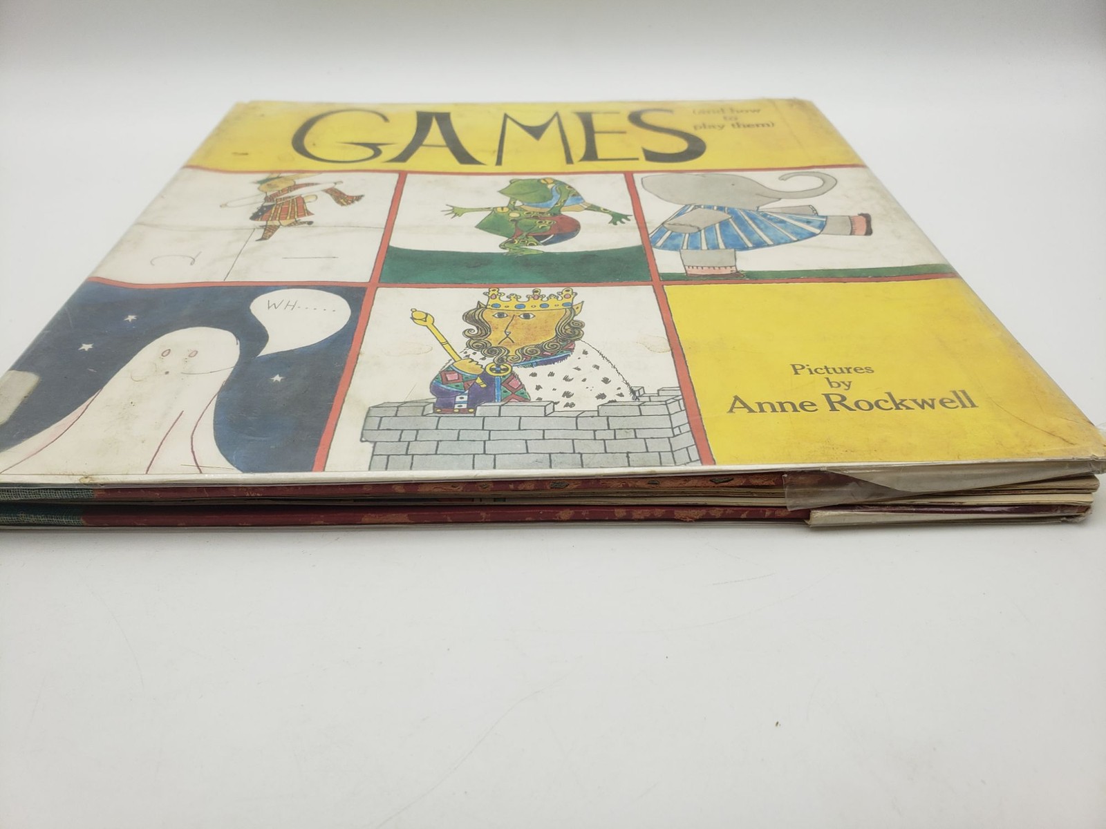 Games And How To Play Them Hardback Book Anne Rockwell Vintage