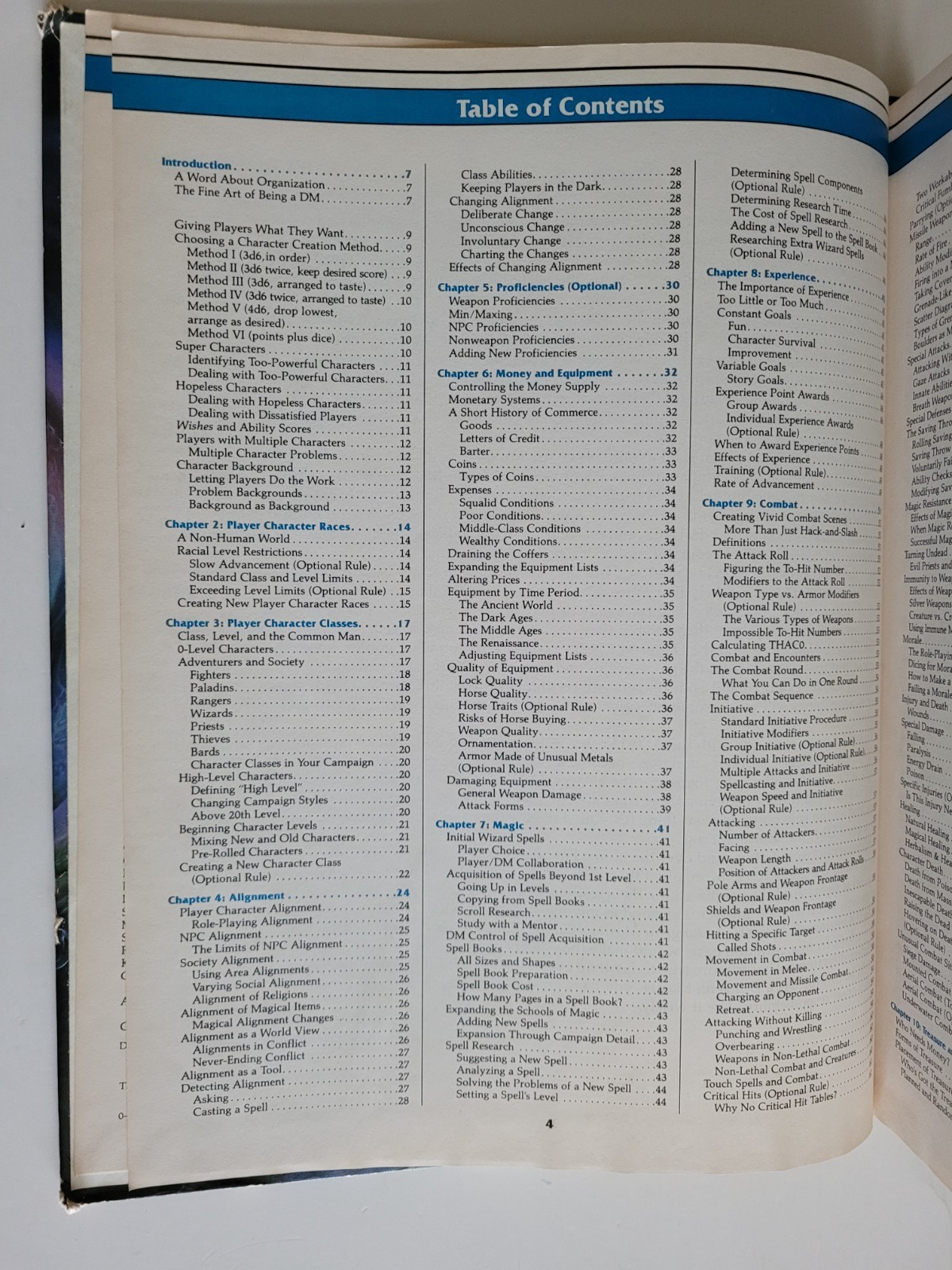 TSR 2E AD&D Advanced Dungeons & Dragons Dungeon Master’s Guide 2nd Edition