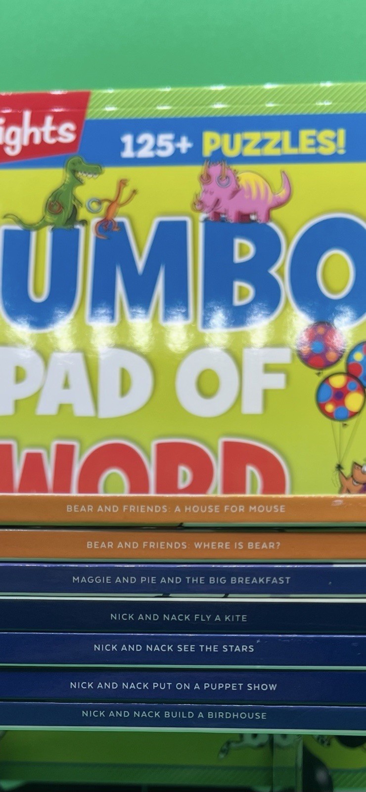 7 Highlights Level P & 1 Puzzle Readers Books-Nick & Nack & Jumbo Puzzle Bk
