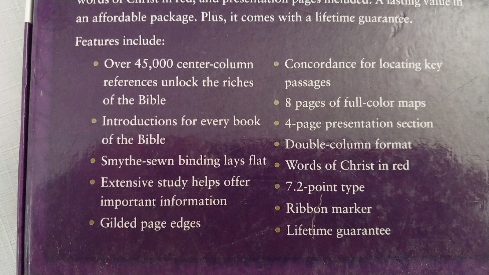 New,Indexed KJV Center Column Reference Bible, Burgundy Leather, RED LETTER,wBox
