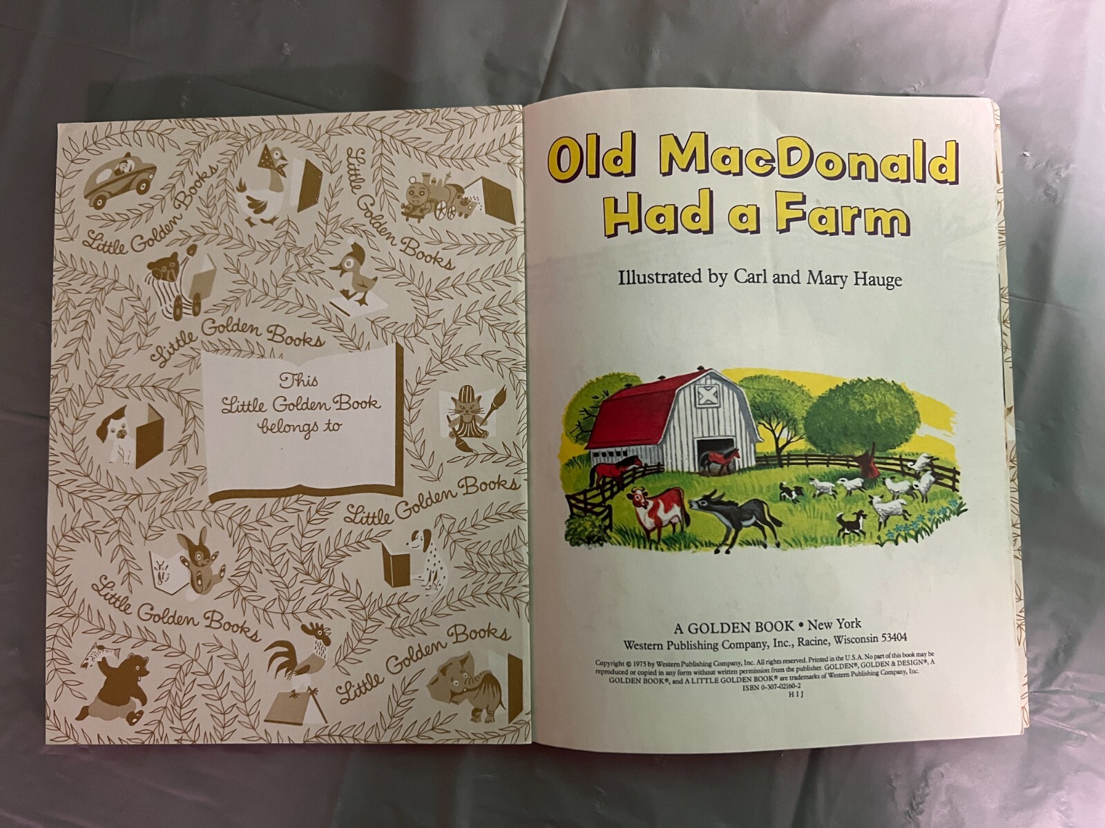 Vintage Children’ Animal books – Barn Panorama/Old MacDonald/Farmer Jones+1
