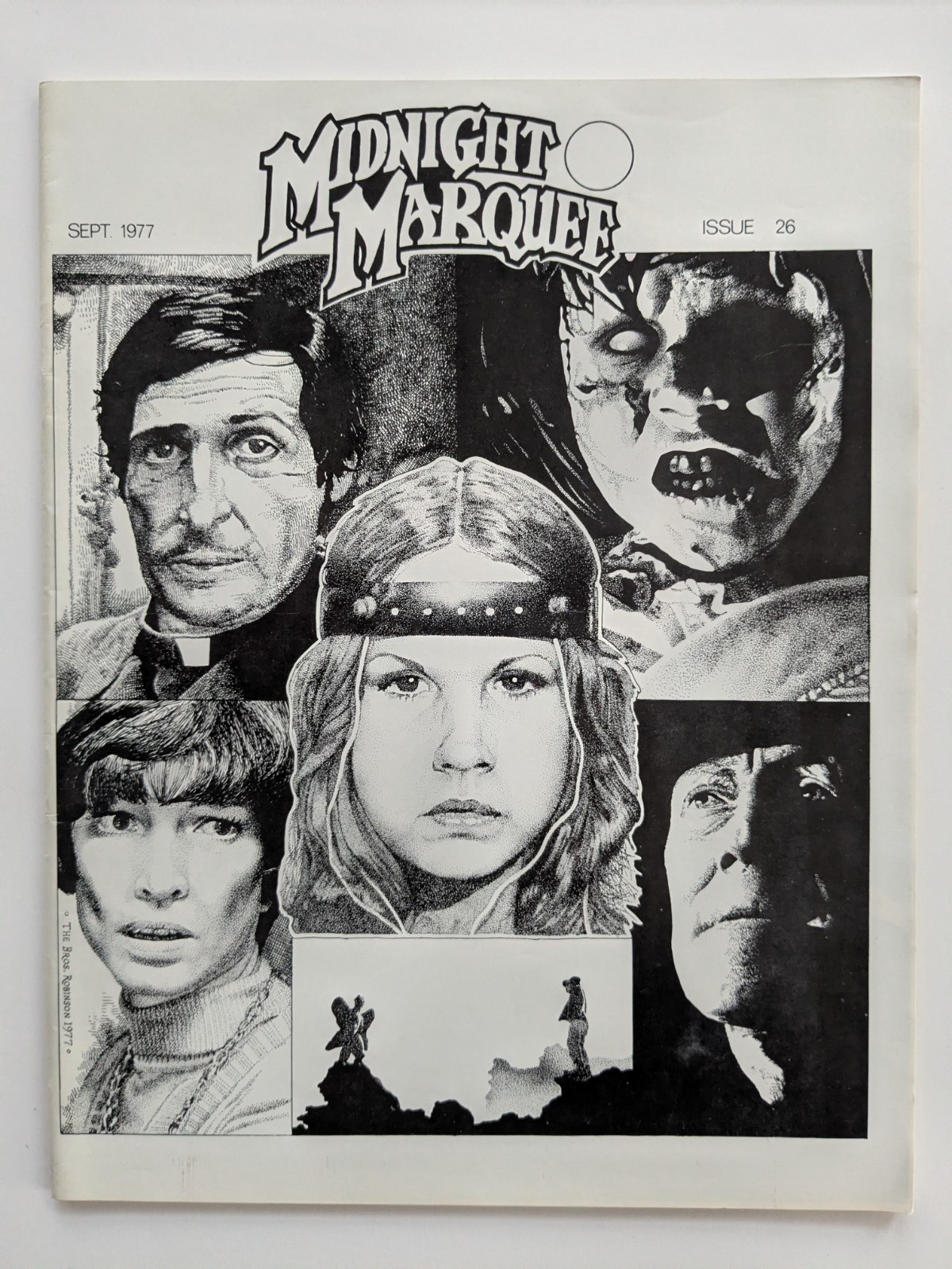 Midnight Marquee Fanzine.9 Issues.Frankenstein.Dracula.horror.wolfman.monsters