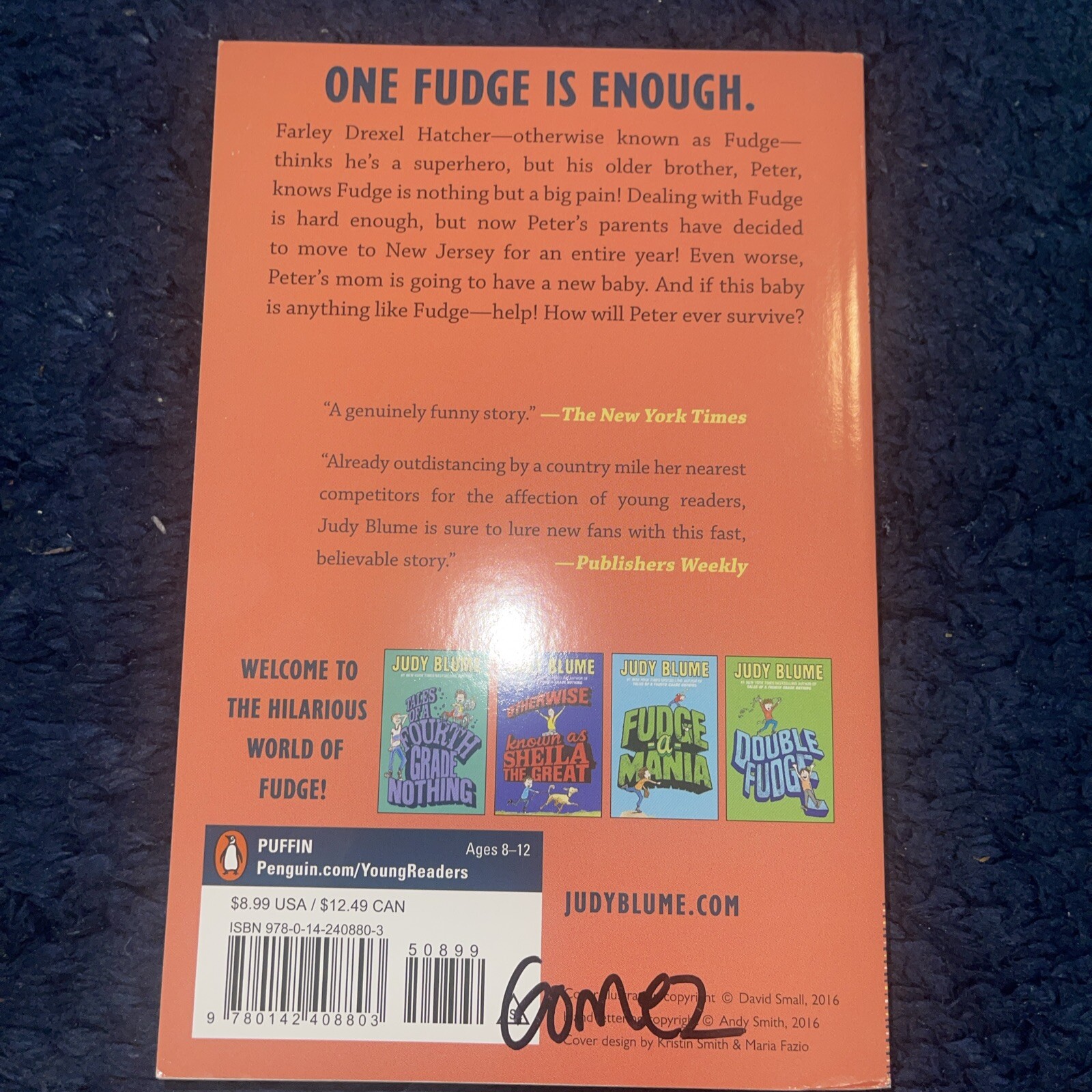 Judy Blume’s Fudge Box Set by Judy Blume (2007, Box or Slipcased / Digest…