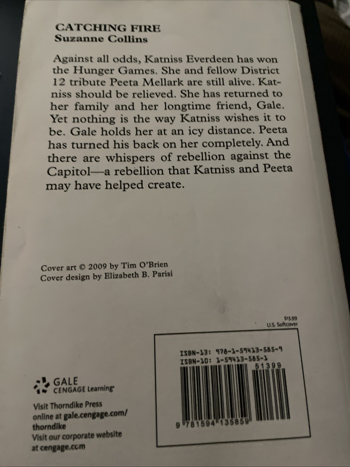 Catching Fire by Suzanne Collins (2012, Trade Paperback)