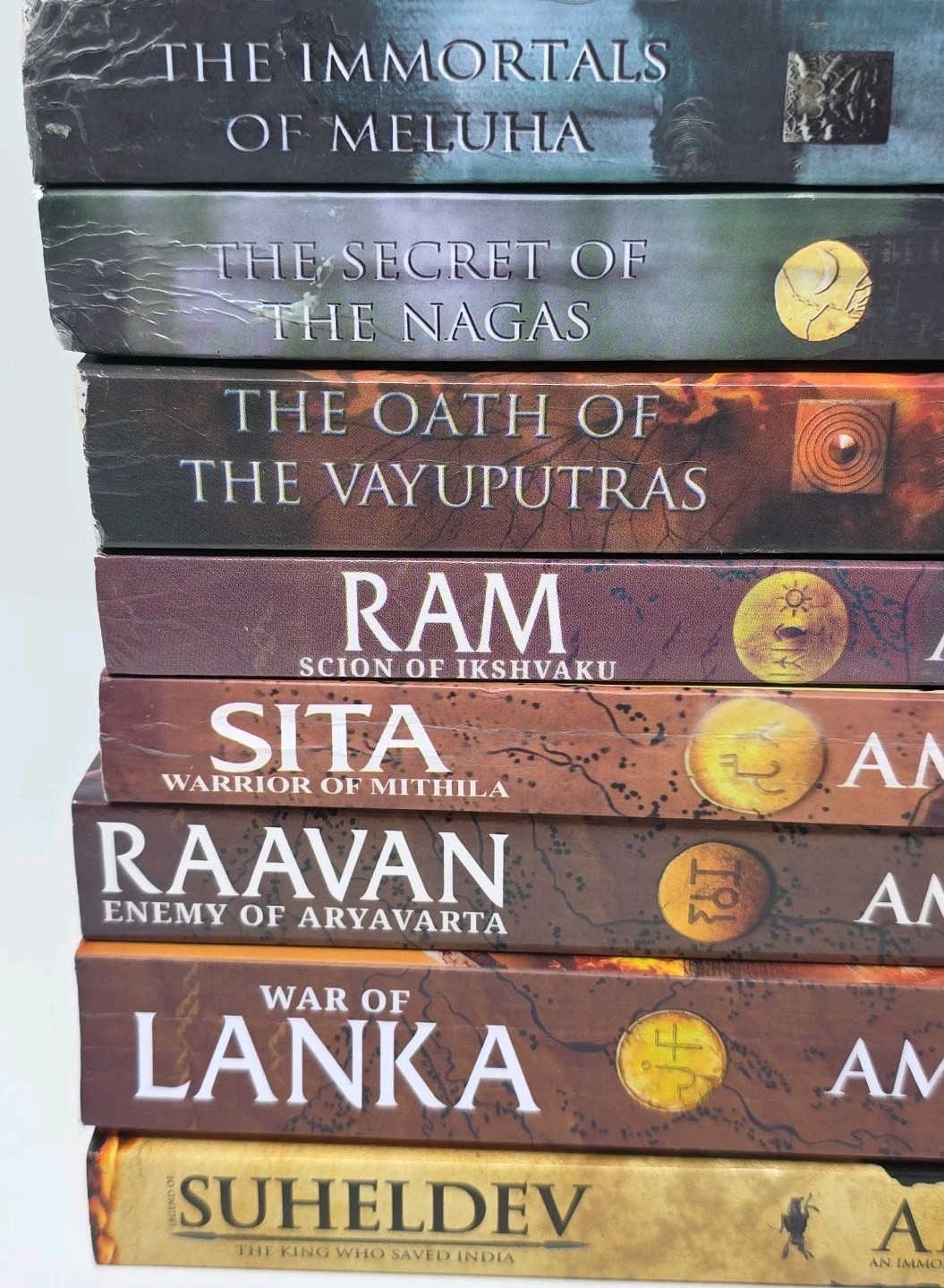 Amish Tripathi – Ram Chandra 4 Book Series & Shiva Trilogy 3 Book Lot of 8