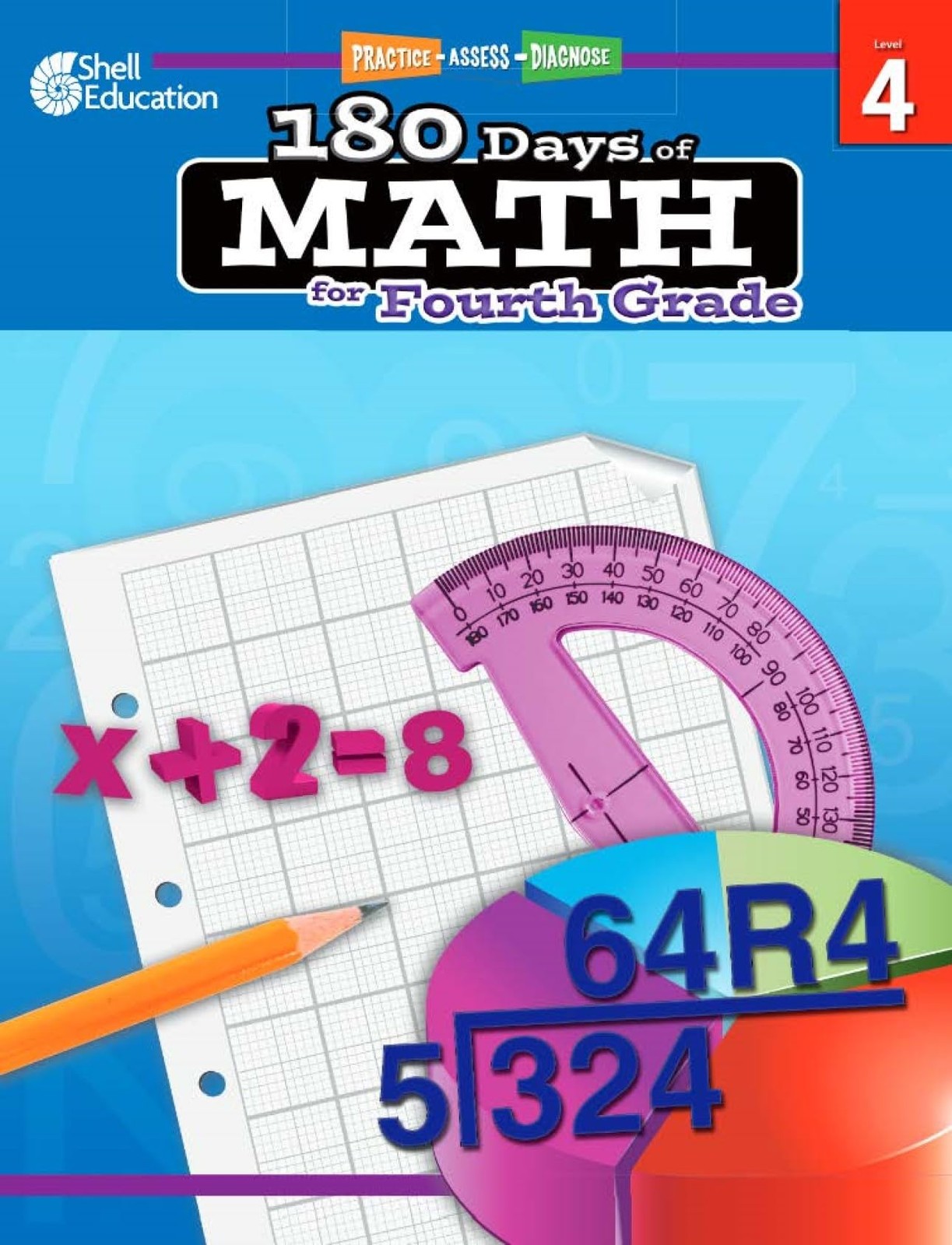 Shell Education 180 Days of Math for Fourth Grade