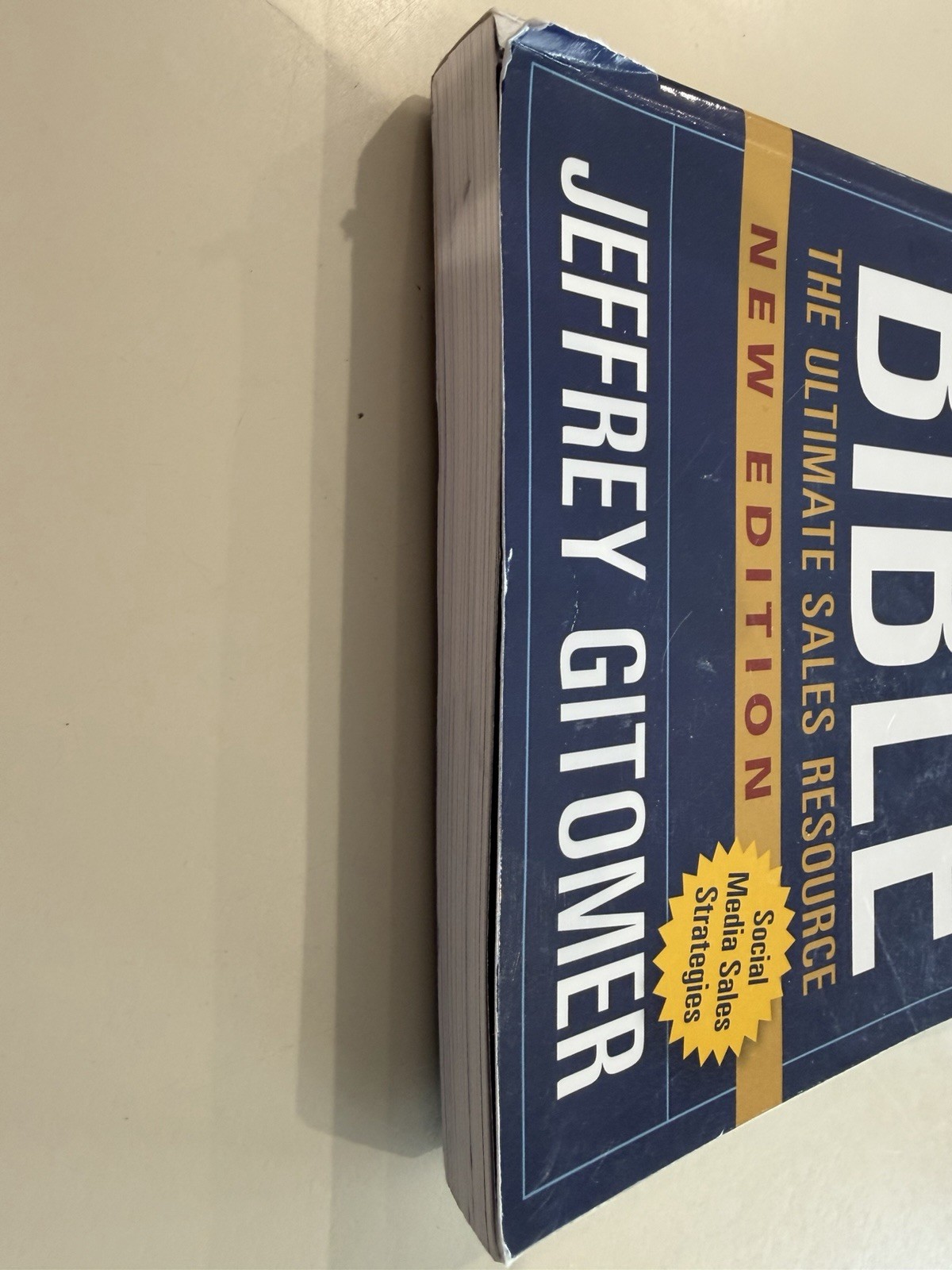 Sales Bible by Jeffrey Gitomer (Paperback, Wiley, New Edition, Social Media Sal…