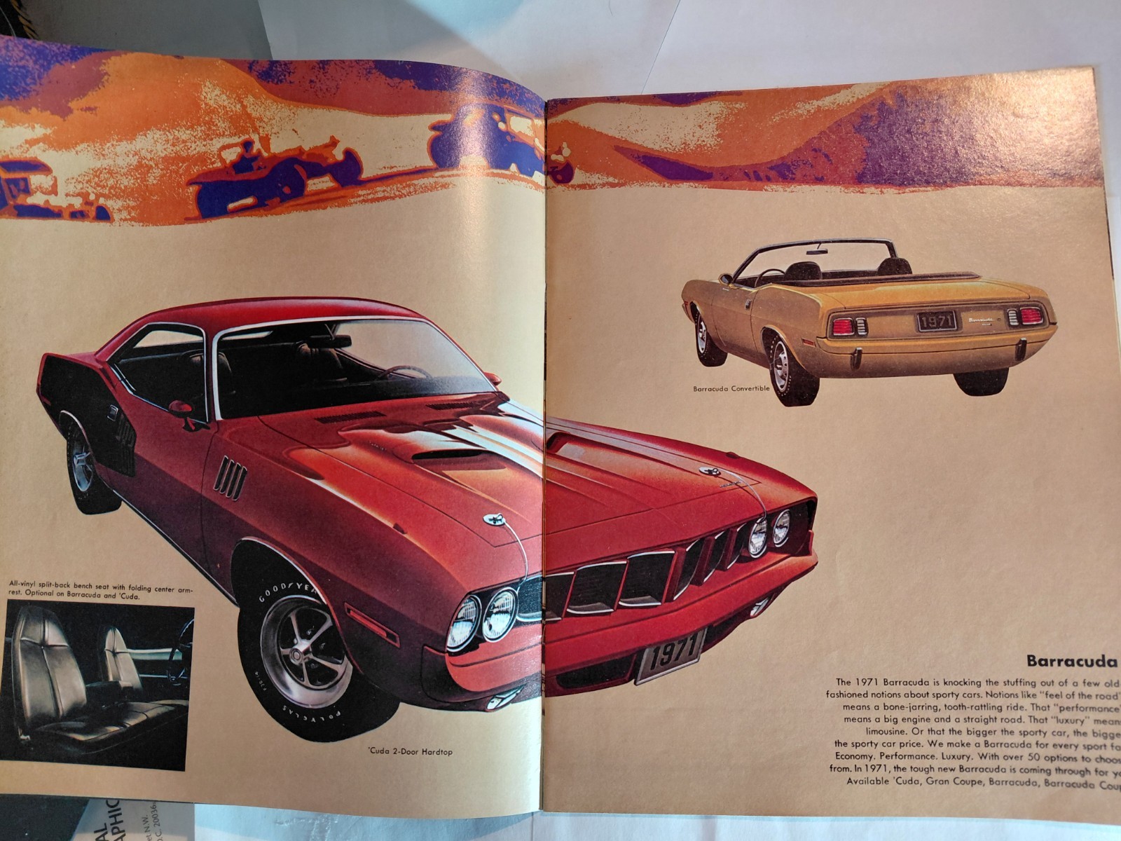 1971 Chrysler Plymouth brochure Excellent 28 pages Road Runner, Duster, Imperial