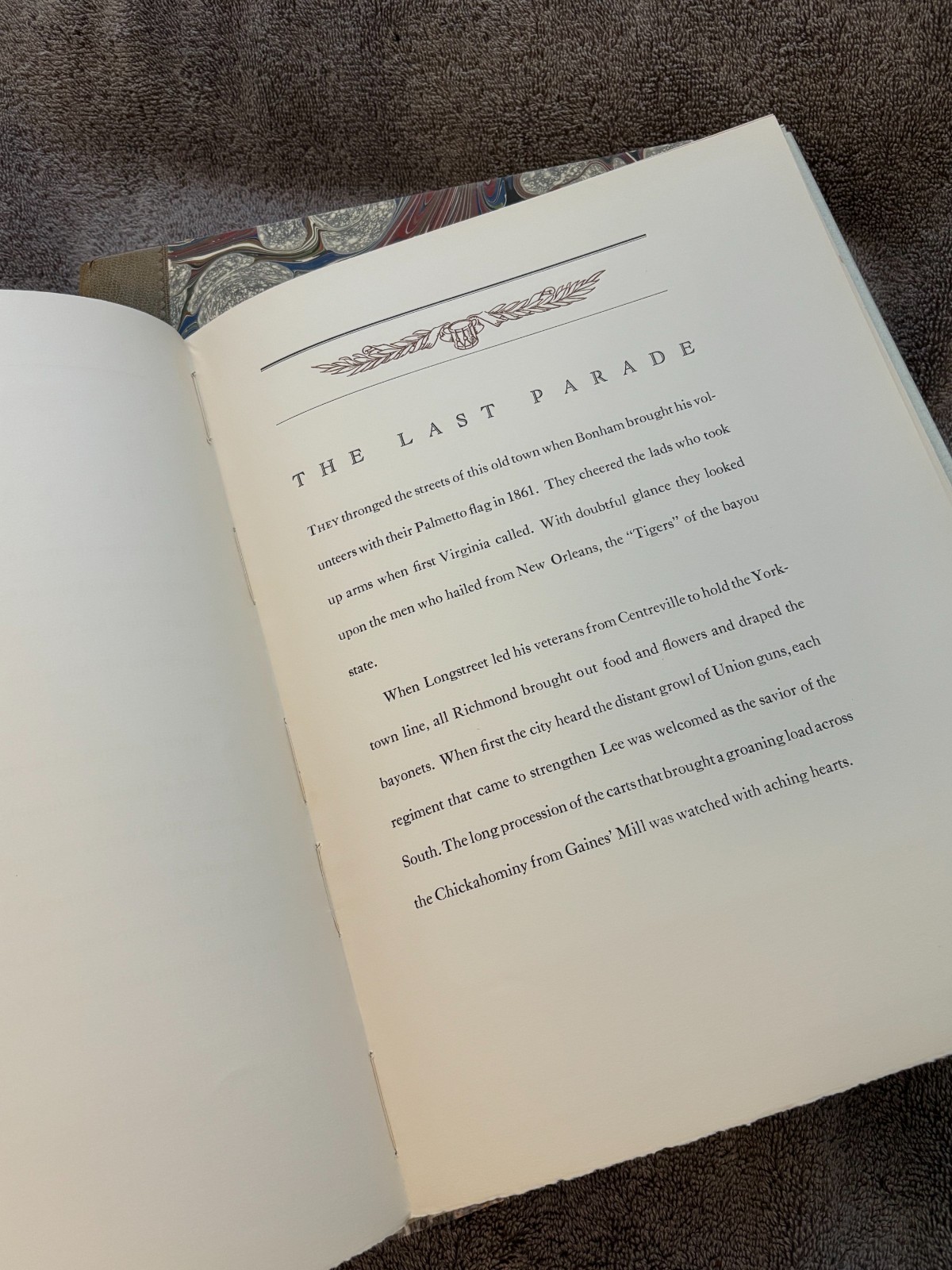 The Last Parade-An Editorial by Douglas. S. Freeman – in Custom Slipcase