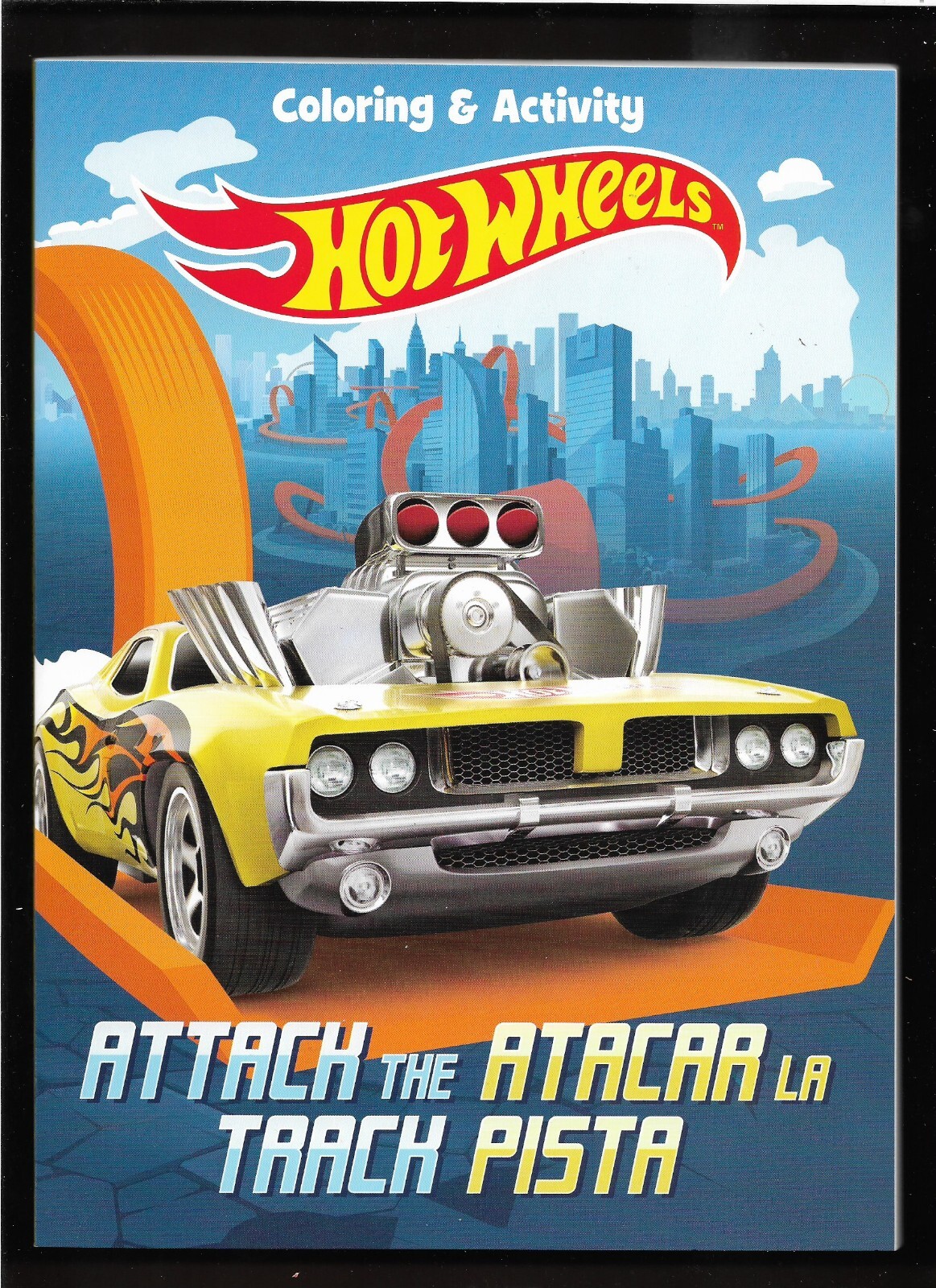 2025 Hot Wheels Coloring Book UNUSED NM/High Grade Original