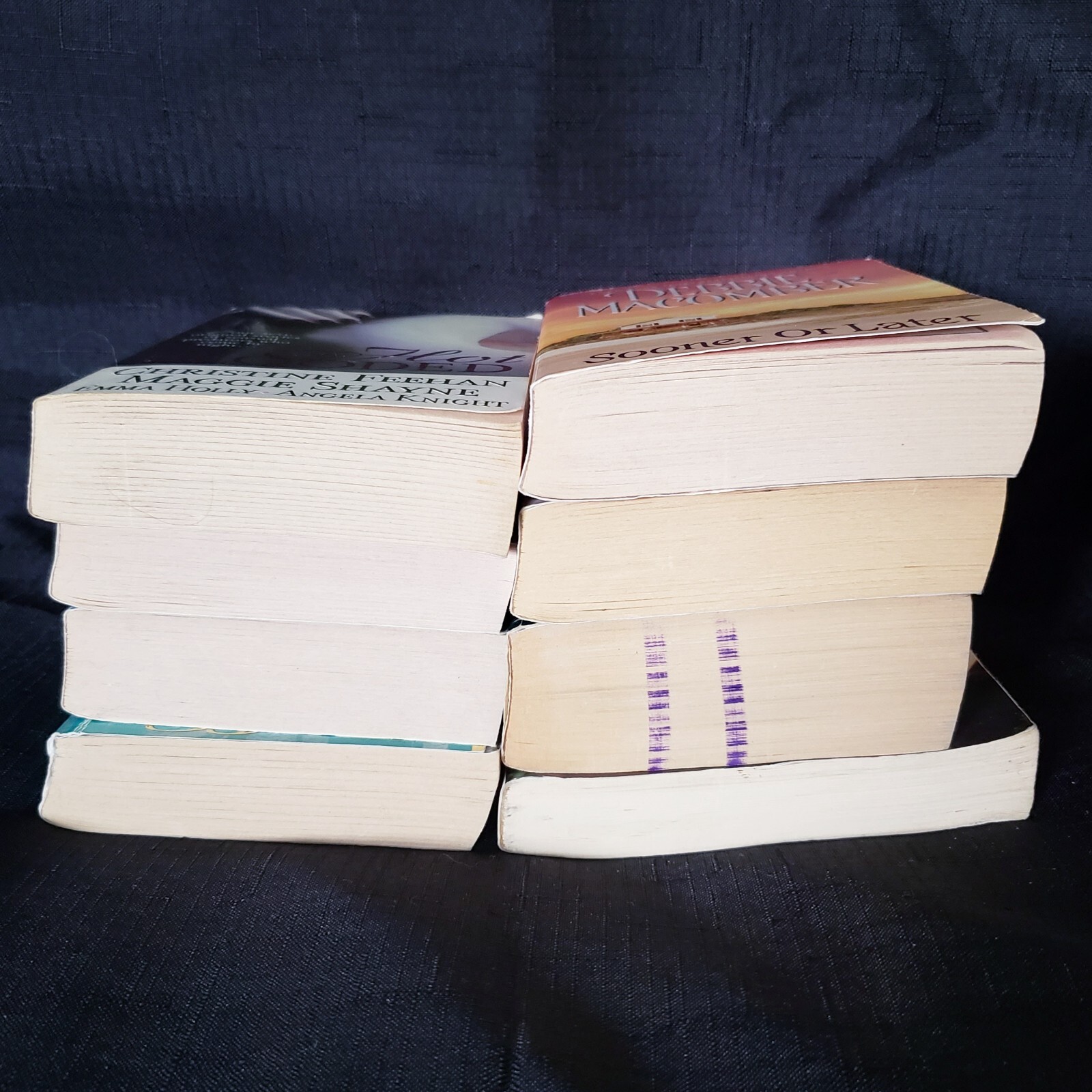 Lot Of 8 Books Romance Fiction Novels Miscellaneous Authors Paperbacks Womans