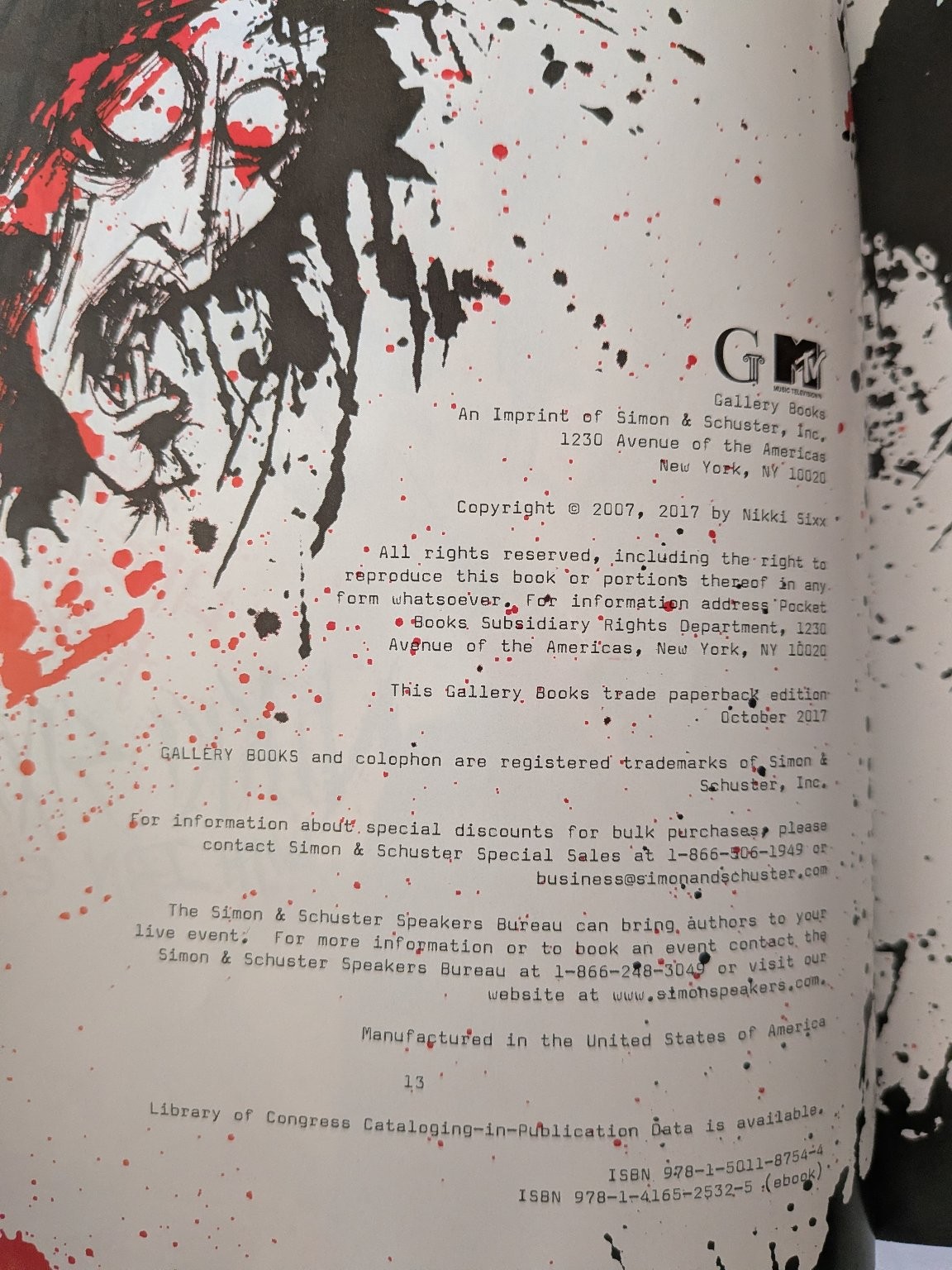 The Heroin Diaries Nikki Sixx 2017 Ten Year Anniversary Edition Memoir ACCPT