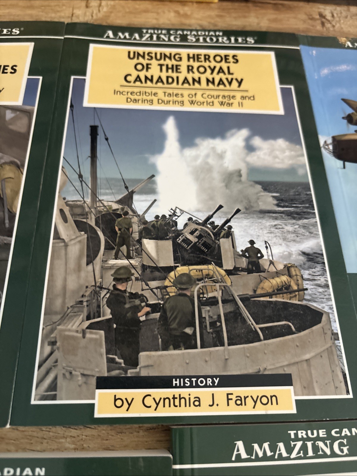 True Canadian Amazing Stories – Lot of 7 – Spies War Heroes D-Day Navy Air Force