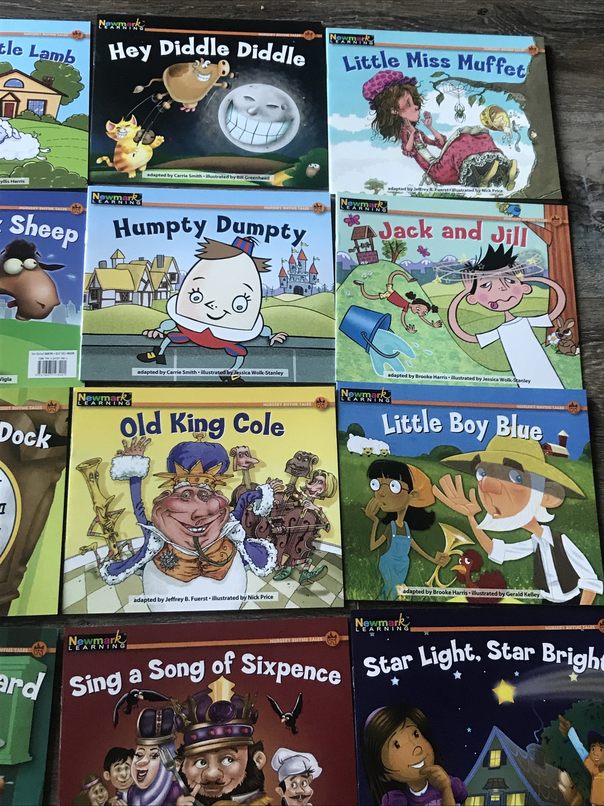 12 Newmark Learning Rising Readers Leveled Books Nursery Rhyme Tales