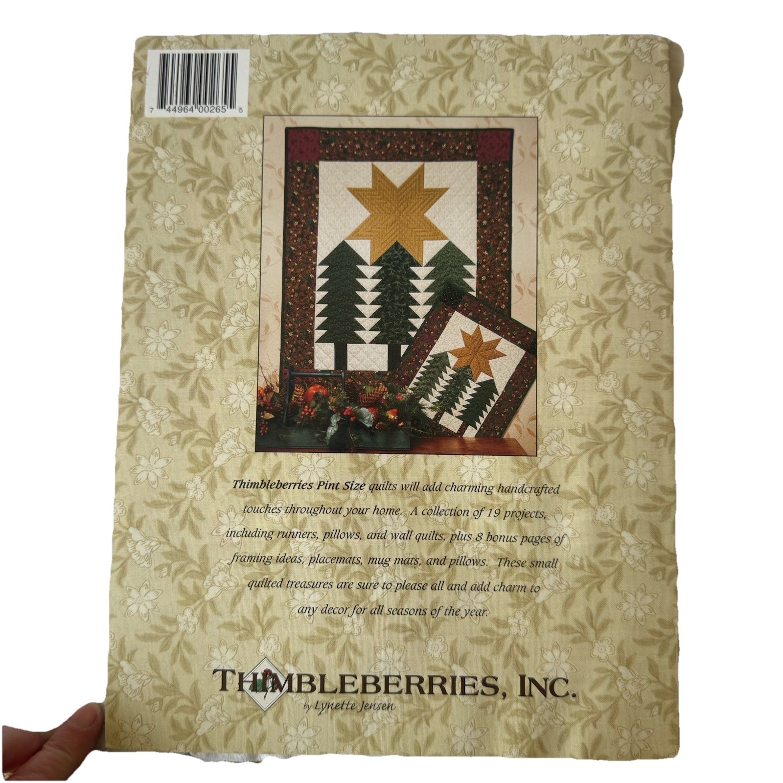 Thimbleberries Small Quilts Book Pint-Size Traditions Favorite Designs Jensen