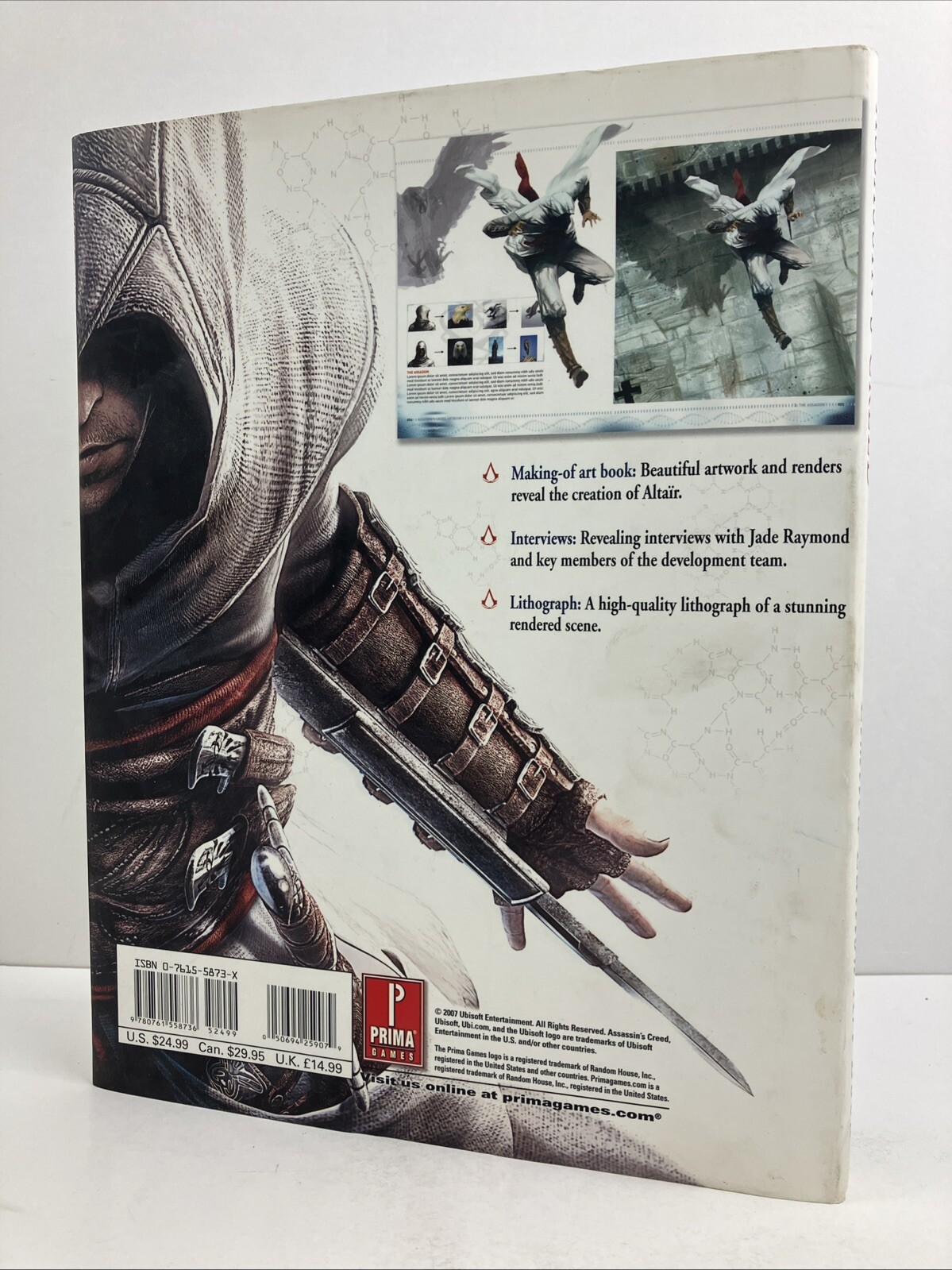 ASSASSIN’S CREED LIMITED EDITION ART BOOK GC Prima Development 2007 UBISOFT