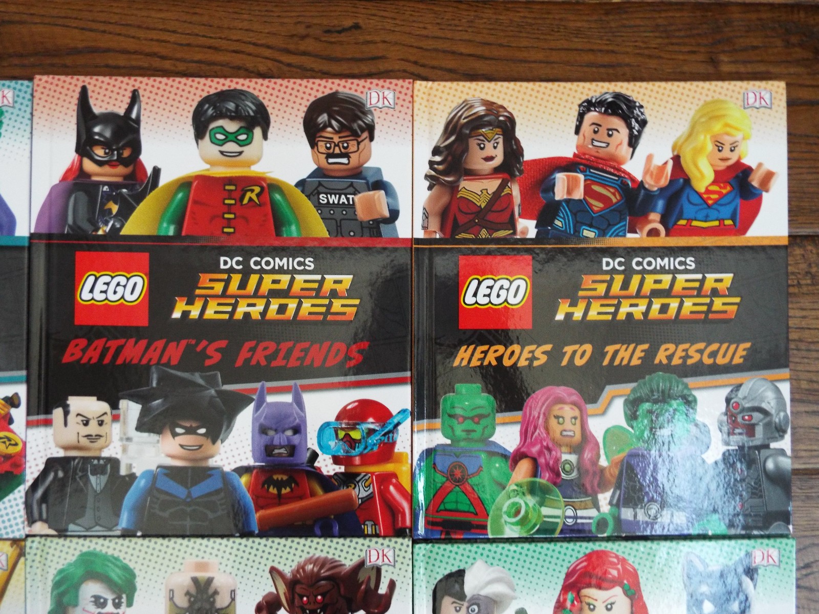 Lot 10 LEGO DC Comics Super Heroes Batman Villains DK Hardcover Books