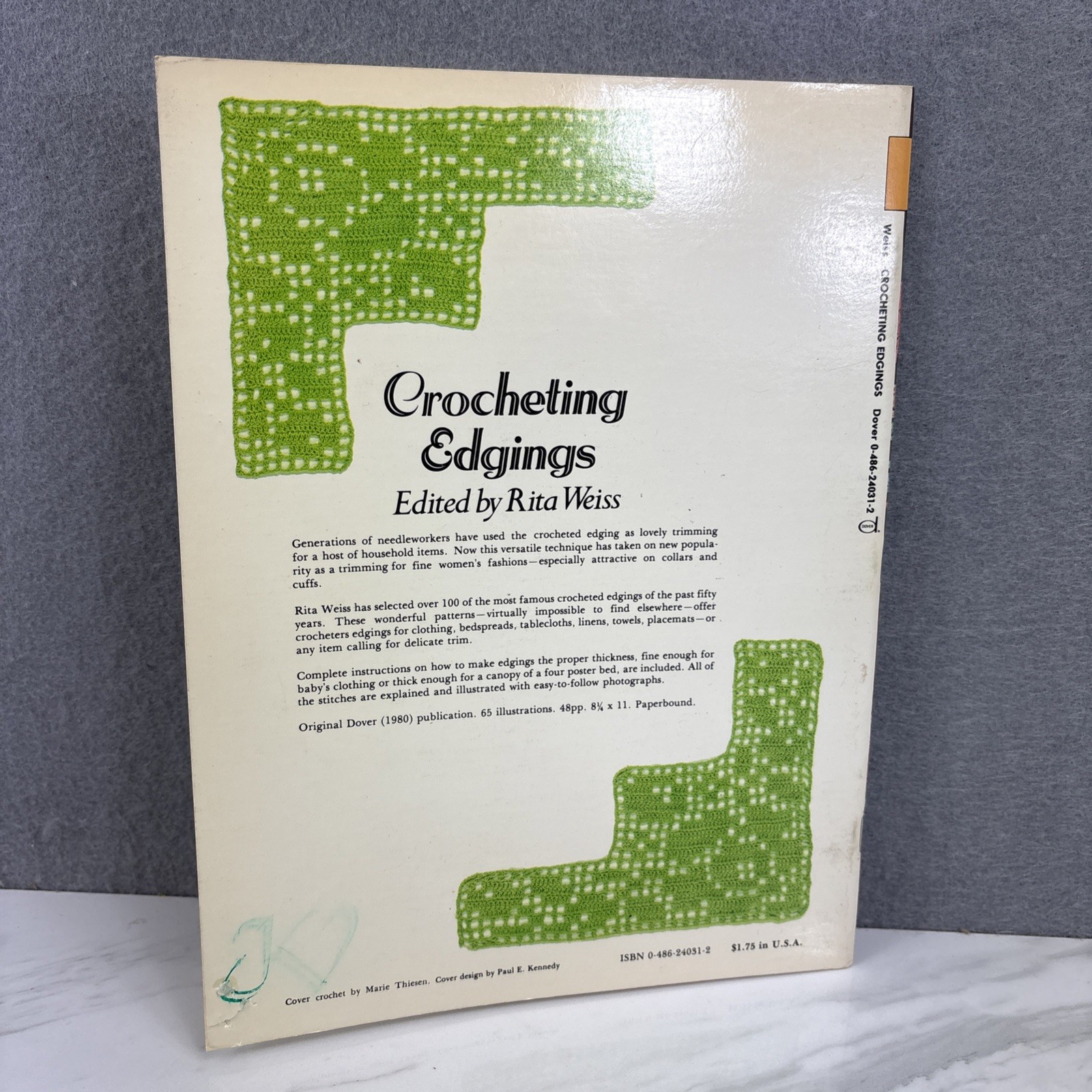 Lot of 3 Thread Crochet Books Edgings & Irish Crochet Designs VTG Rita Weiss