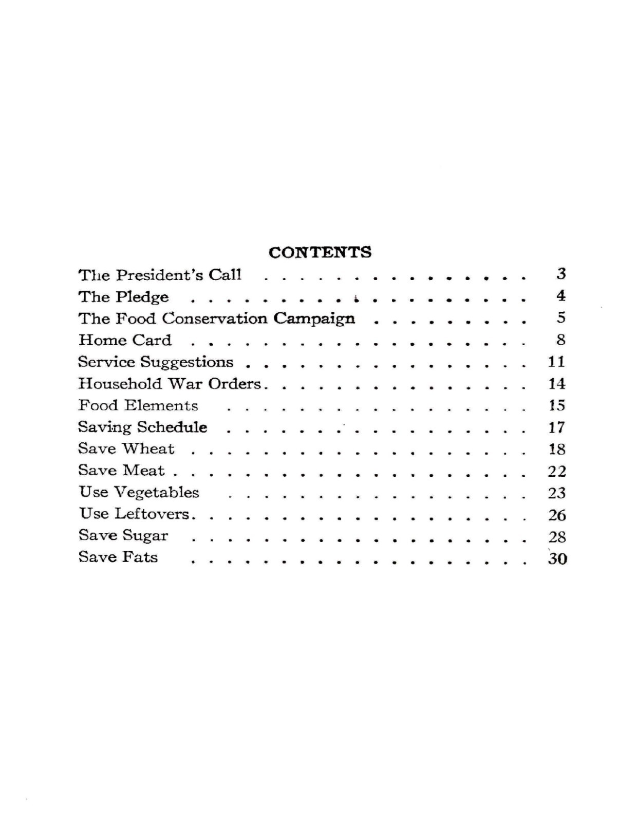War Cook Book For American Women “1918” 31 Pages