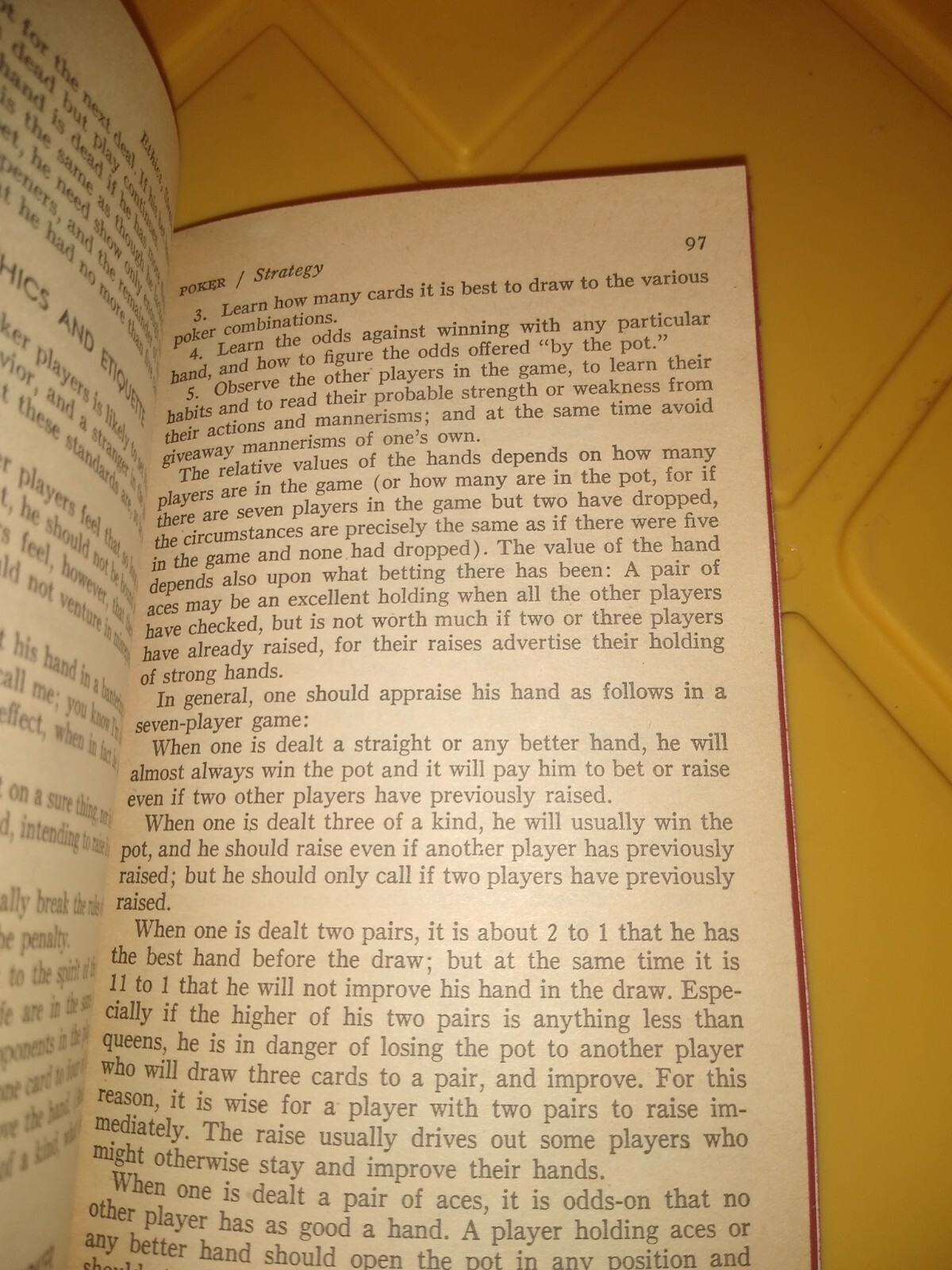 1963 Hoyle’s Rules Of Games by Albert H. Morehead and Geoffrey Mott-Smith Book