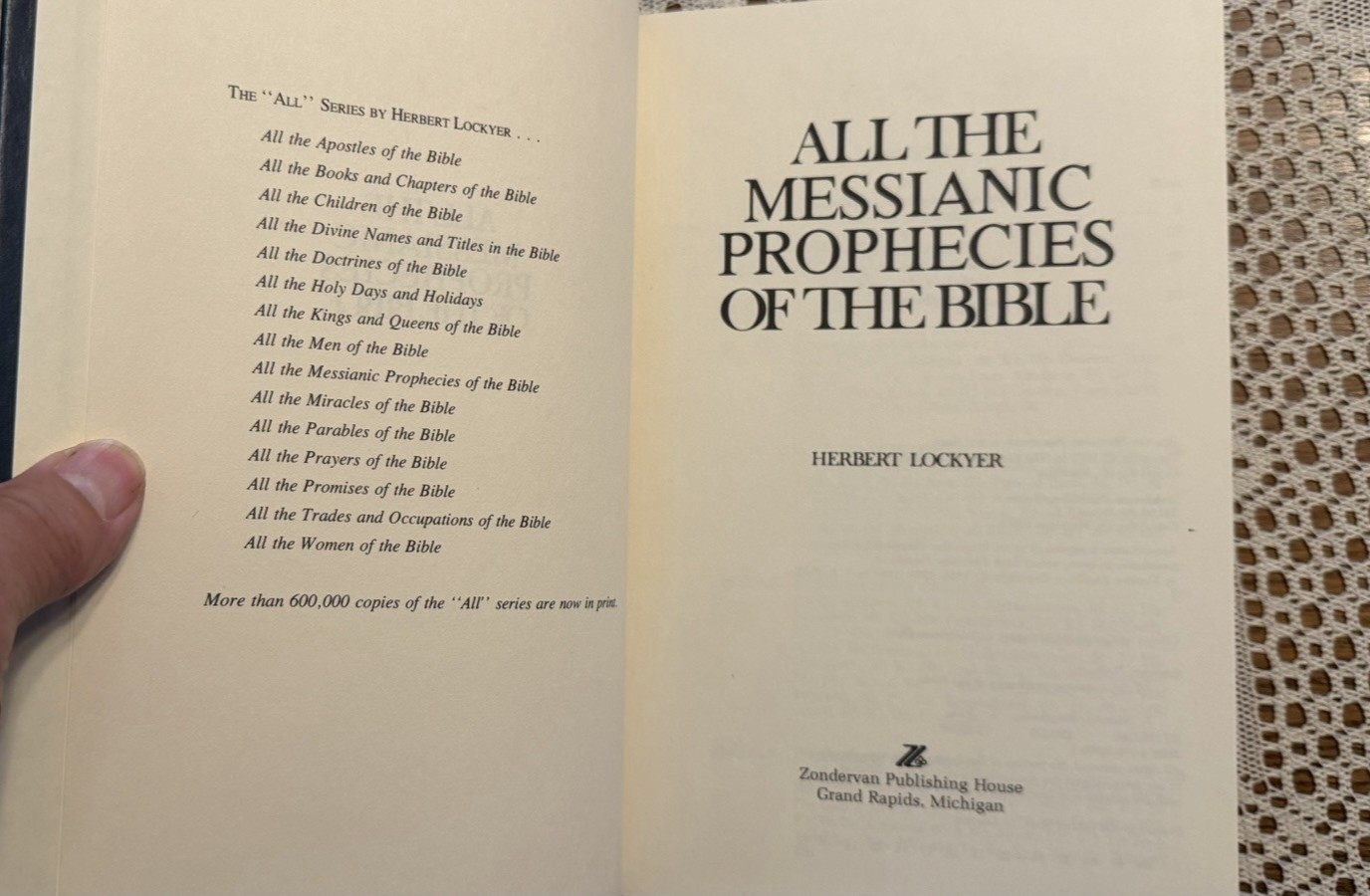 Herbert Lockyer “ALL the ….” Bible Book Series Set 15 Volume Lot HC Zondervan