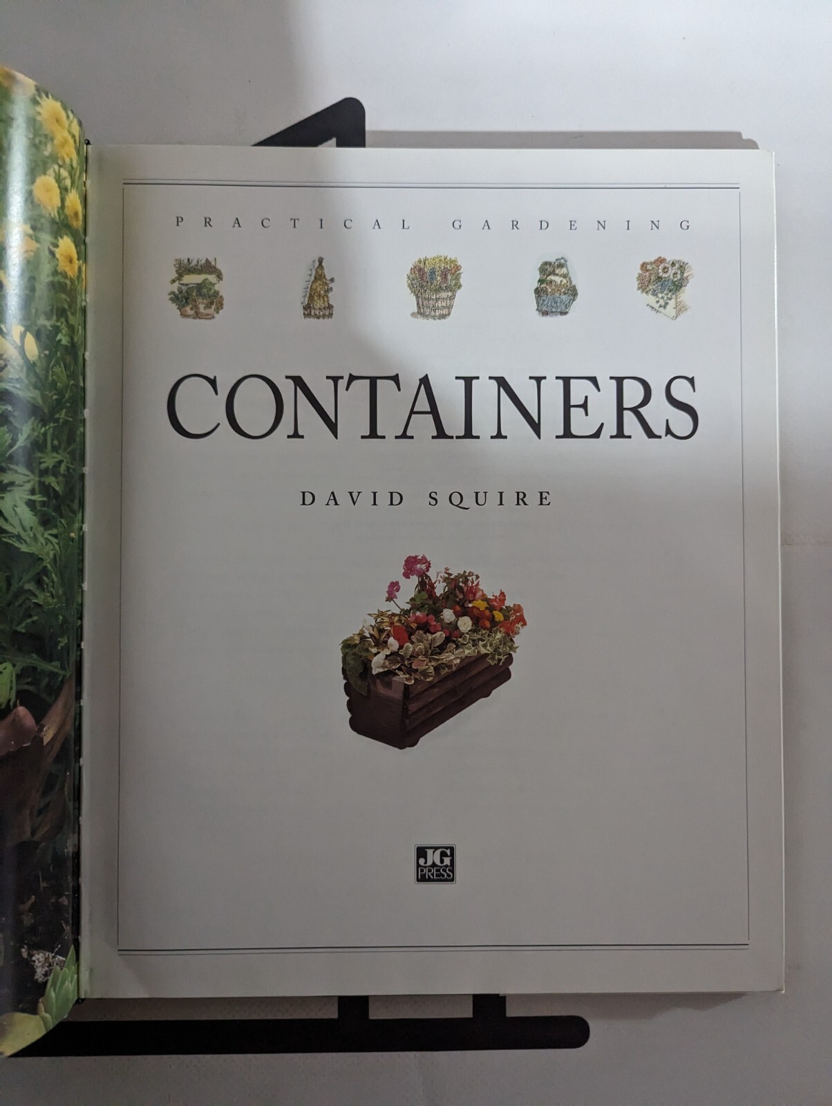 Containers by David Squire 1995 Hardcover Vintage!