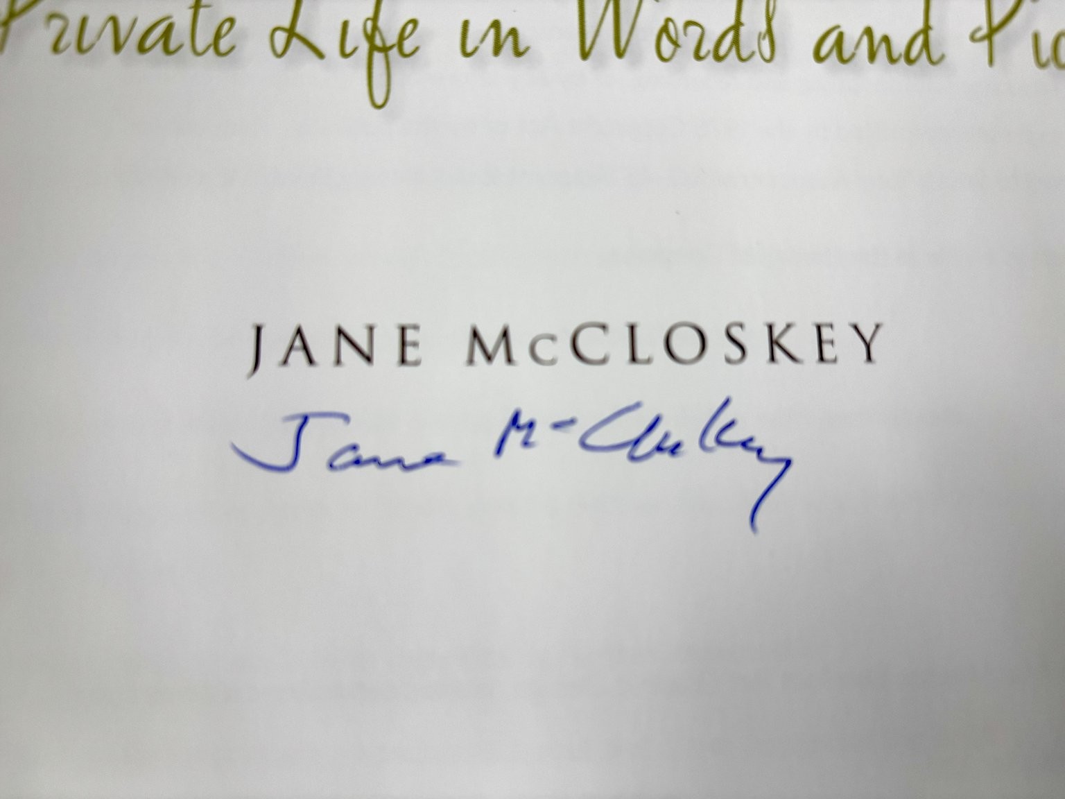 Robert McCloskey A Private Life Signed Jane McCloskey 2011 Seapoint Books