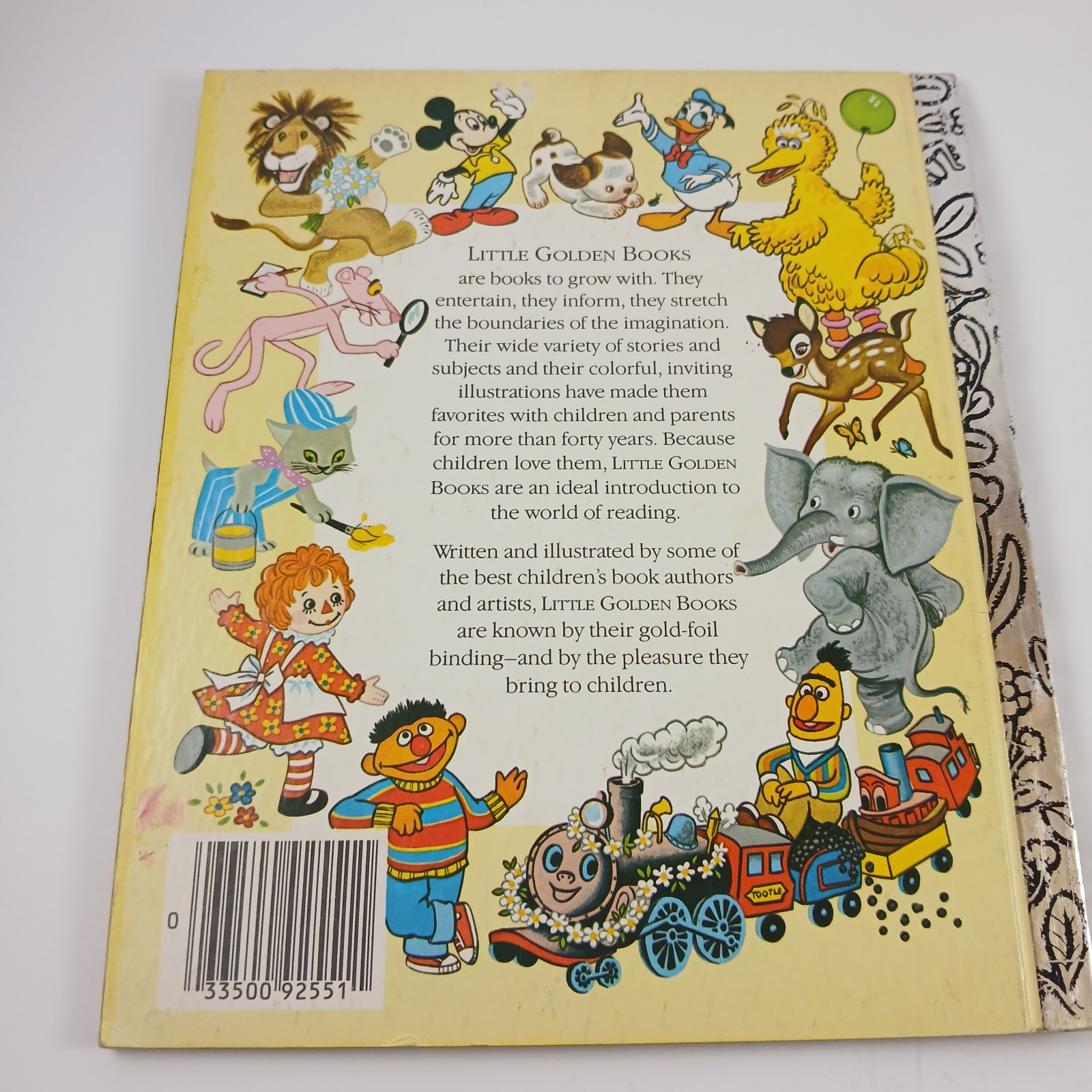 Vintage 1978 Walt Disney Mickey Mouse And Goofy Big Bear A Little Golden Book