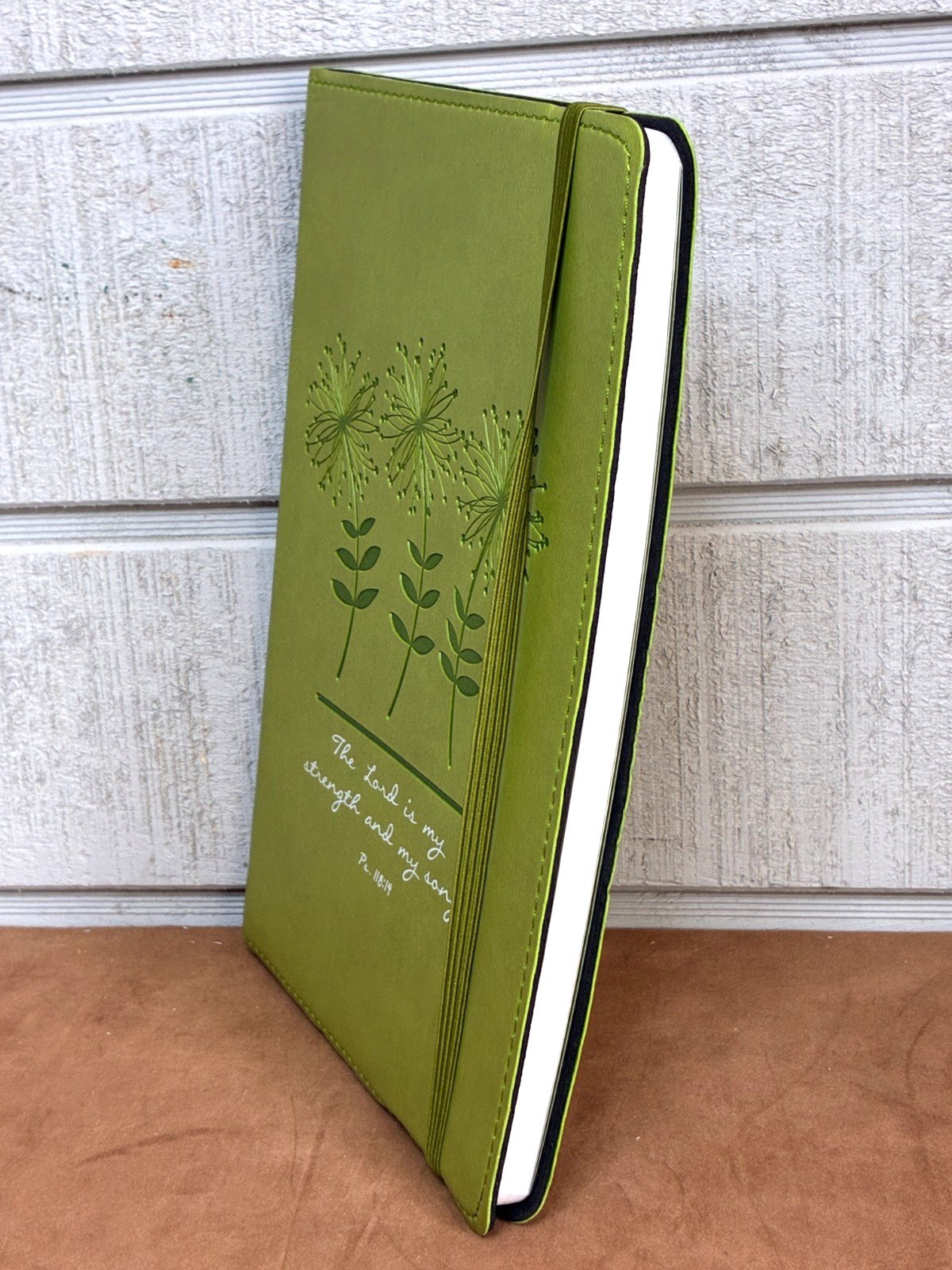 CHRISTIAN ART GIFTS Journal w/Scripture ~ The Lord is My Strength and My Song