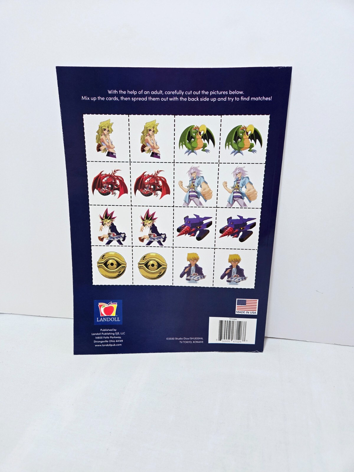 Yu-Gi-Oh! Jumbo Coloring & Activity Book Brand New Yugi Muto