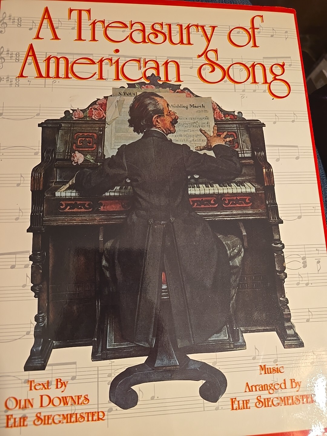 A TREASURY OF AMERICAN SONG O Downes E Siegmeister 408 pg Hardcover BRAND NEW SM