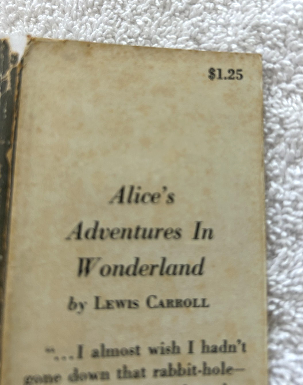 ALICE’S ADVENTURES IN WONDERLAND hcdj 1948 Lewis Carroll John Tenniel $1.25 dj