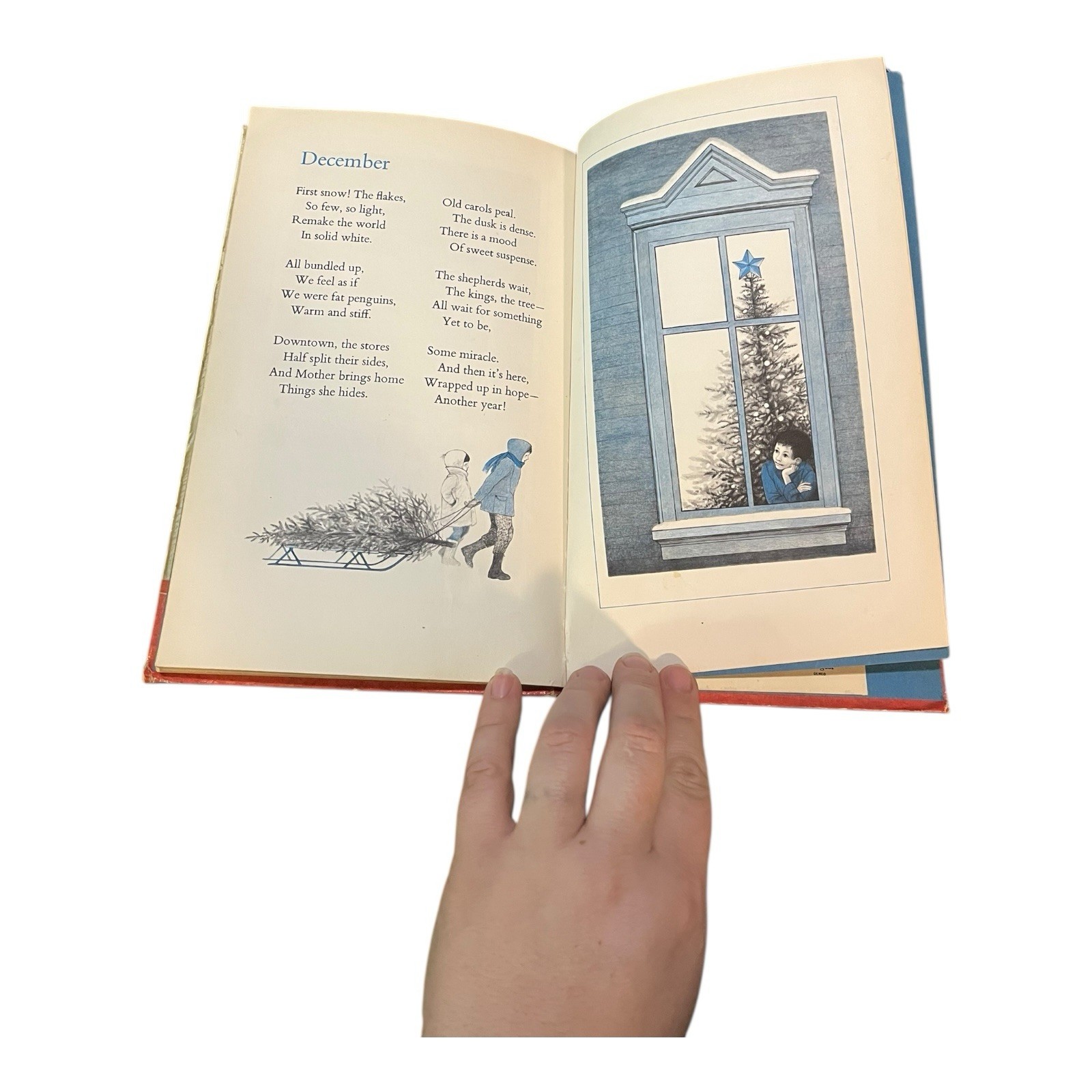 A CHILD’S CALENDAR By John Updike & Nancy Ekholm Burkert – Hardcover Ex Library