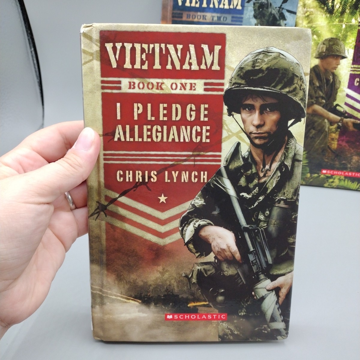Vietnam Books 1 2 3 by Chris Lynch Hardcover Scholastic Press Book 1-3 Lot of 3