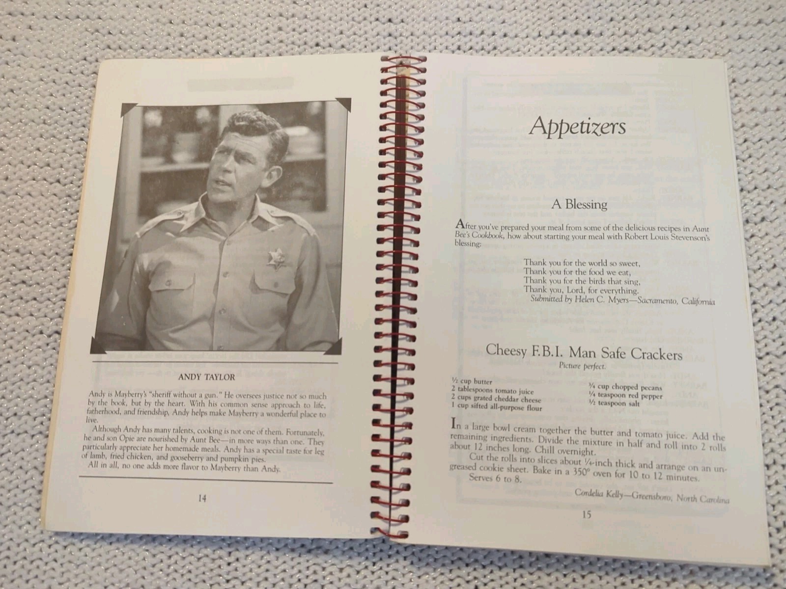 Aunt Bee’s Mayberry Cookbook – Spiral-bound By Ken Beck and Jim Clark