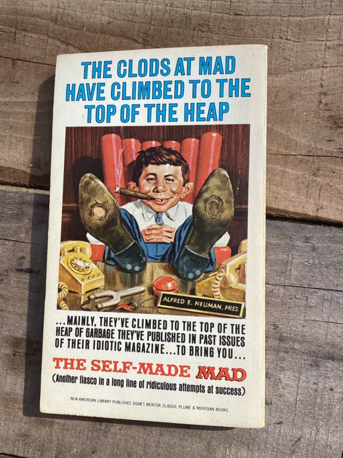 The Self-Made MAD Paperback 12th Printing Signet $1.25 T-451-Y6981 Free Shipping
