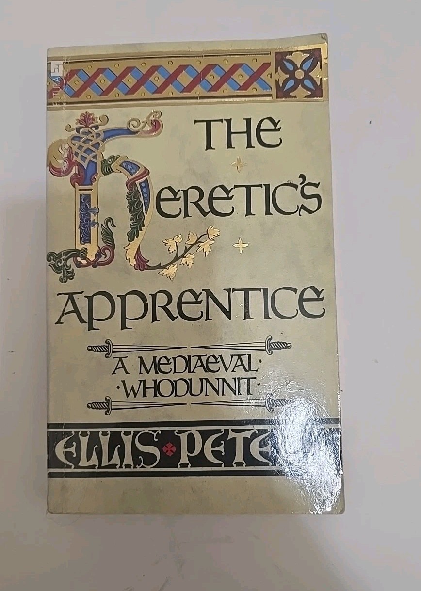 7 Book Lot of Writer Ellis Peters Paperbook Books with “Heretic’s Apprentice” +