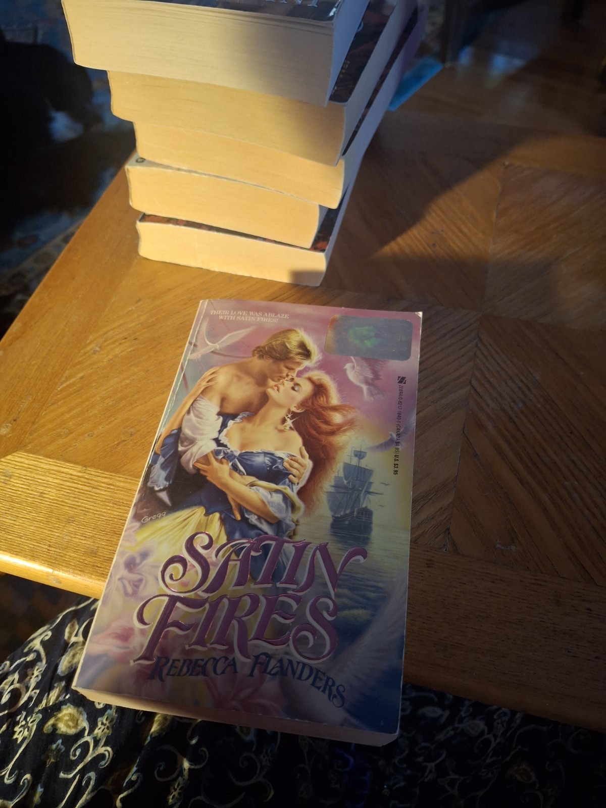 Satin Fires by Rebecca Flanders (1986, Mass Market Paperback)
