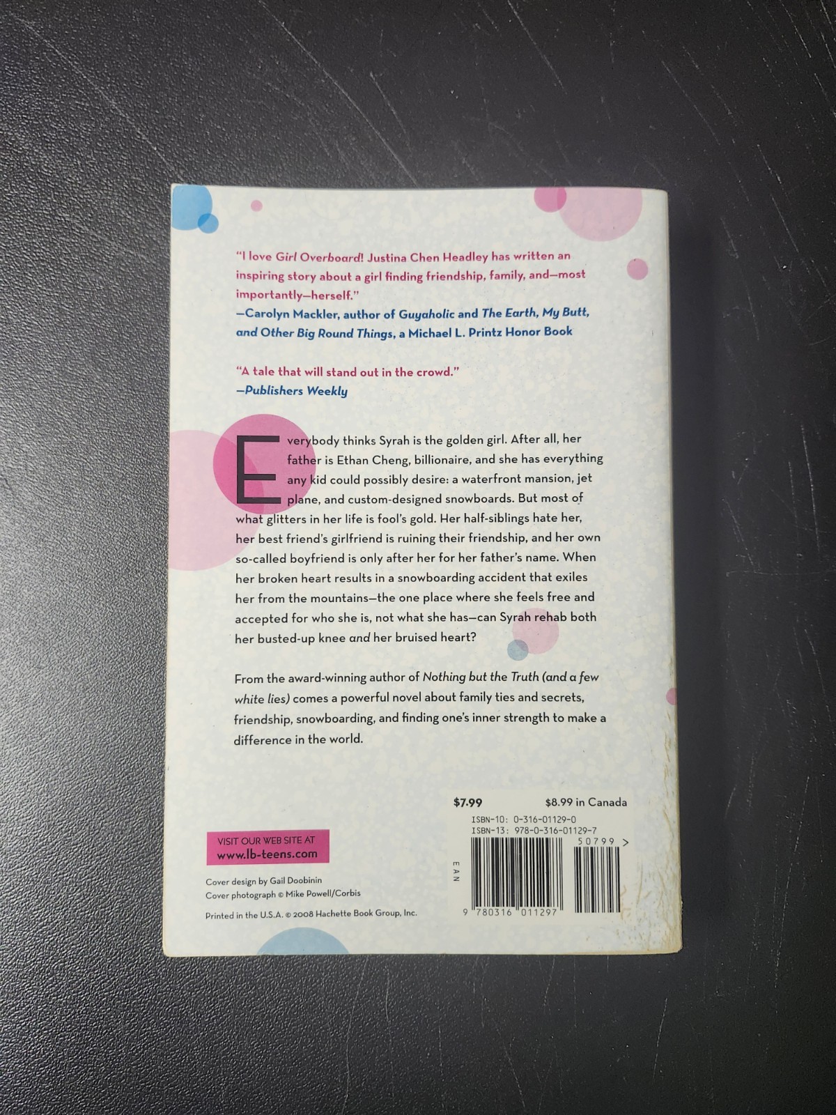 Girl Overboard By Justina Chen Headley