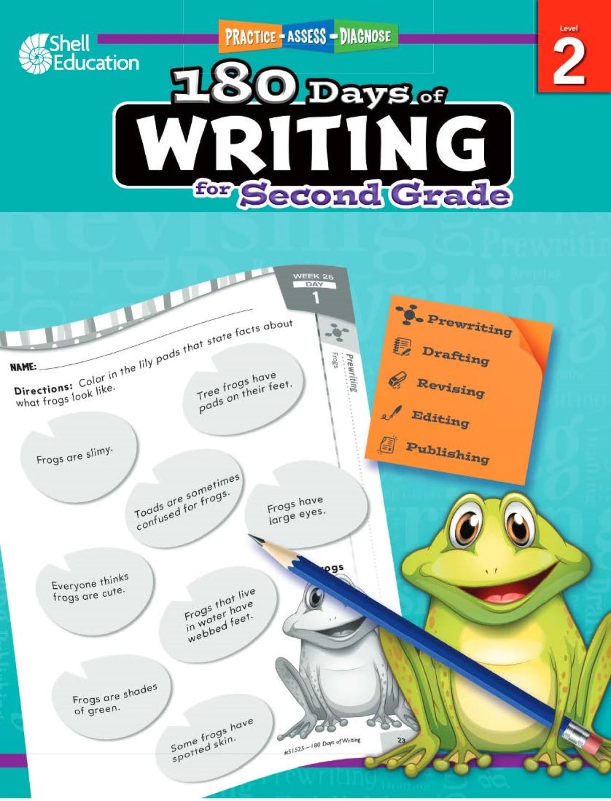 Shell Education 180 Days of Writing for Second Grade