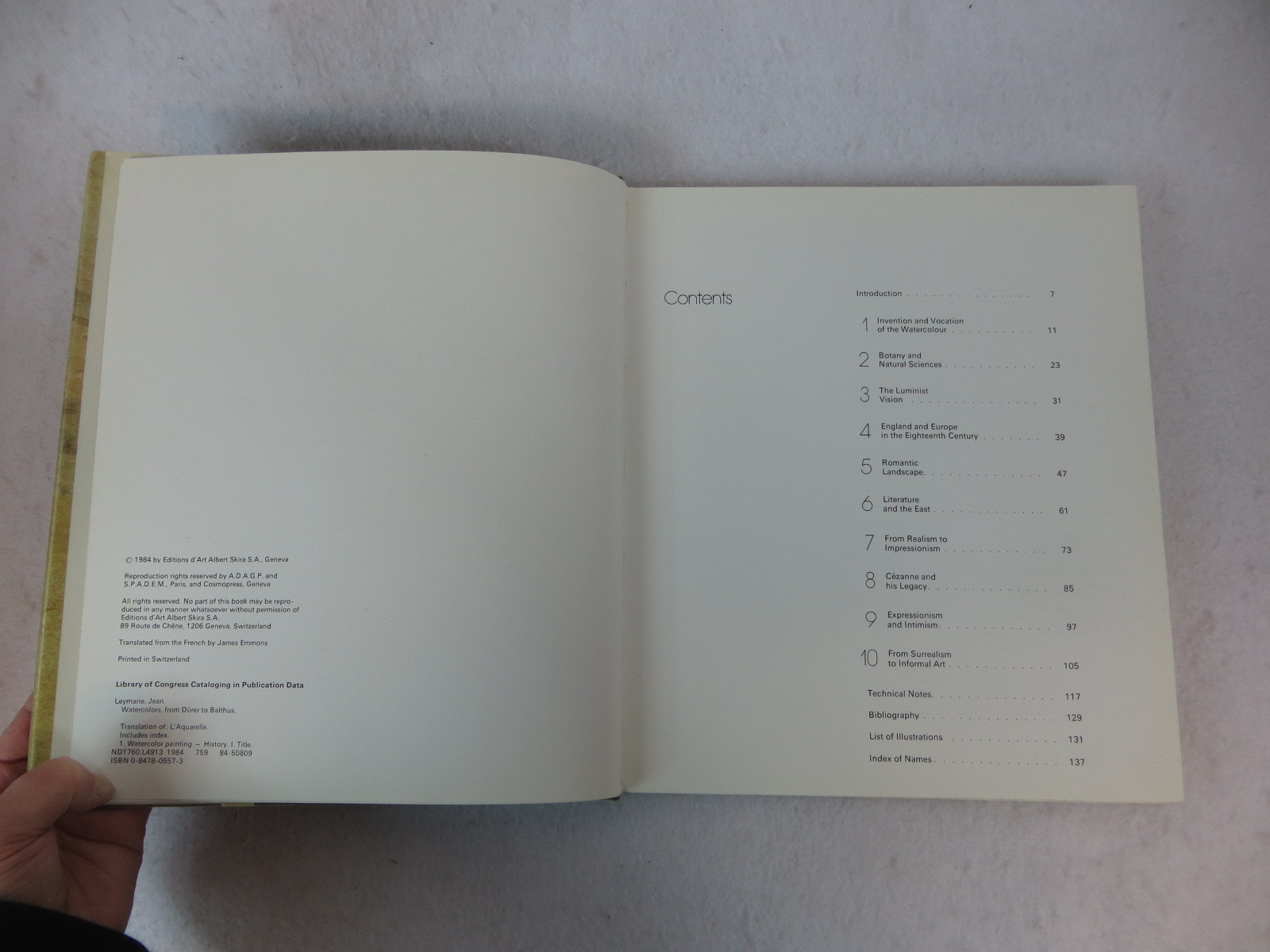 Jean Leymarie WATERCOLORS FROM DURER TO BALTHUS Skira 1984