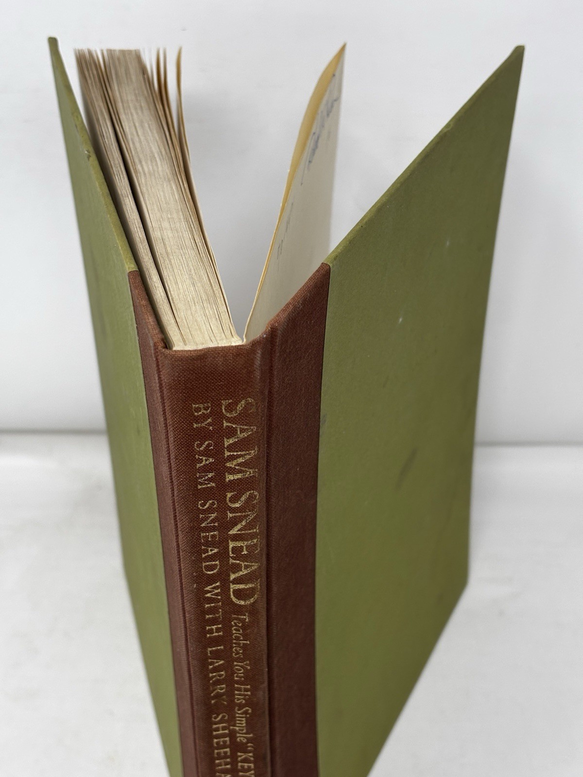 Sam Snead “Key” Approach to Golf HC 178 pgs 1975 VTG