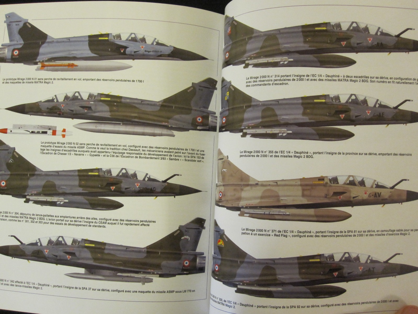 Mirage 2000N – full of color profiles & photos, French Text, 82 pages