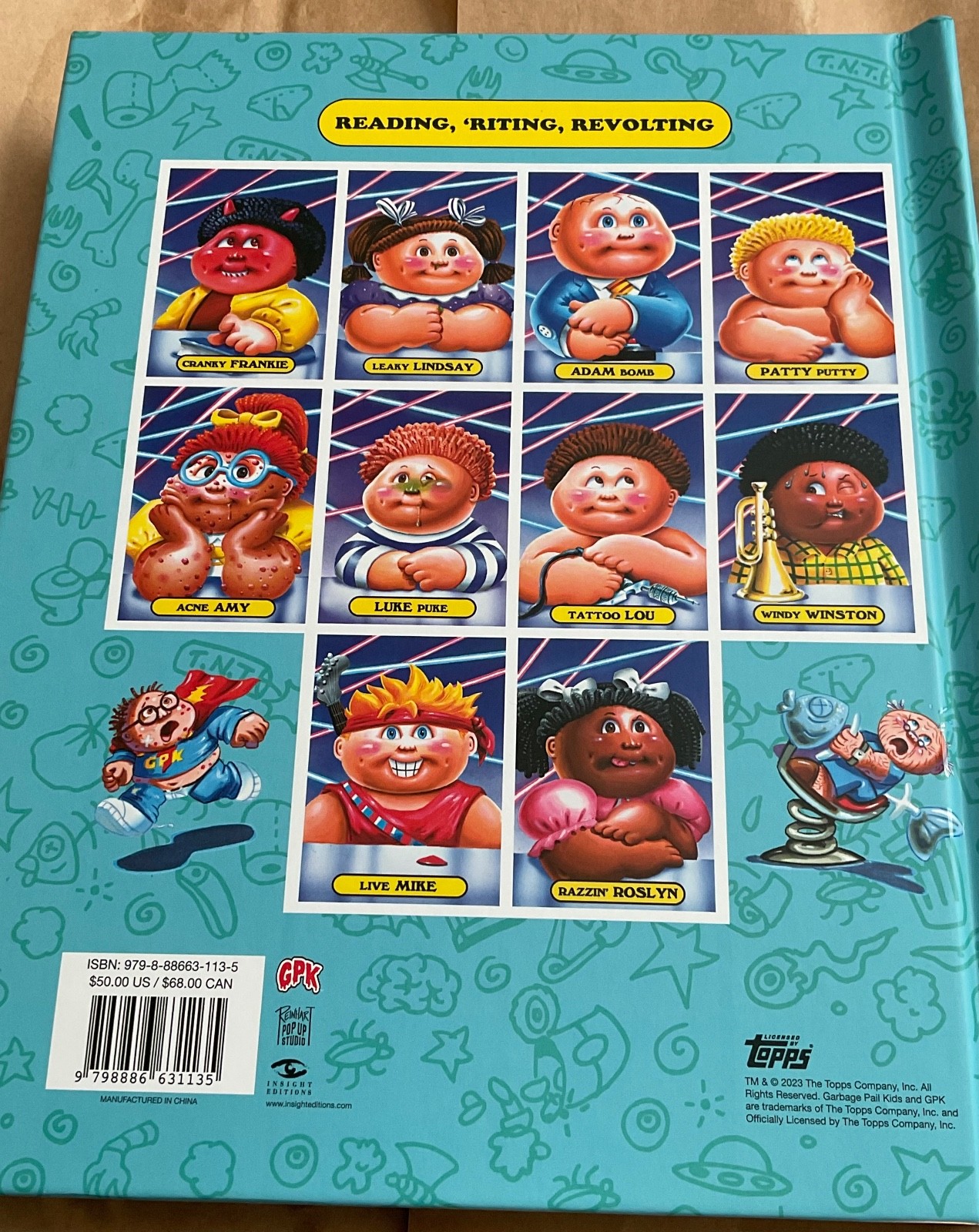 Garbage Pail Kids: Pop Up Book Yearbook Signed by Matthew Reinhart 1st Ed Rare