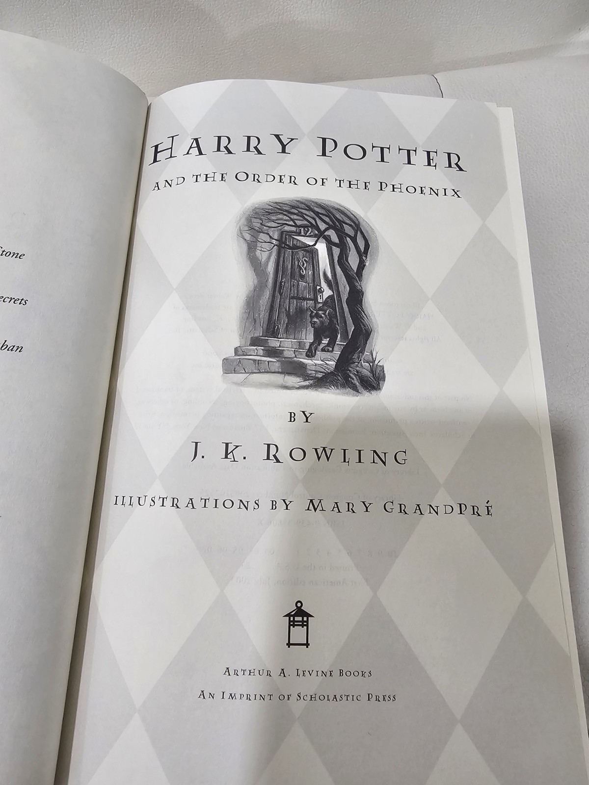 Harry Potter and the order of the phoenix 1st US edition, 7/03 RARE W/ ERROR