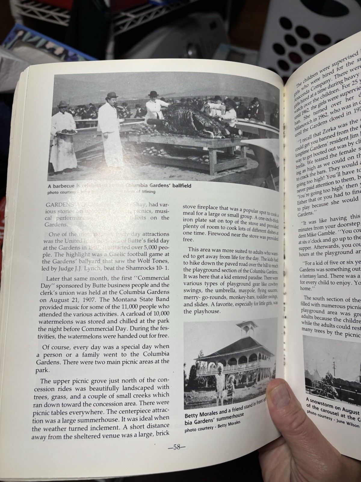 Butte’s Pride – The Columbia Gardens by Pat Kearney Signed By Author