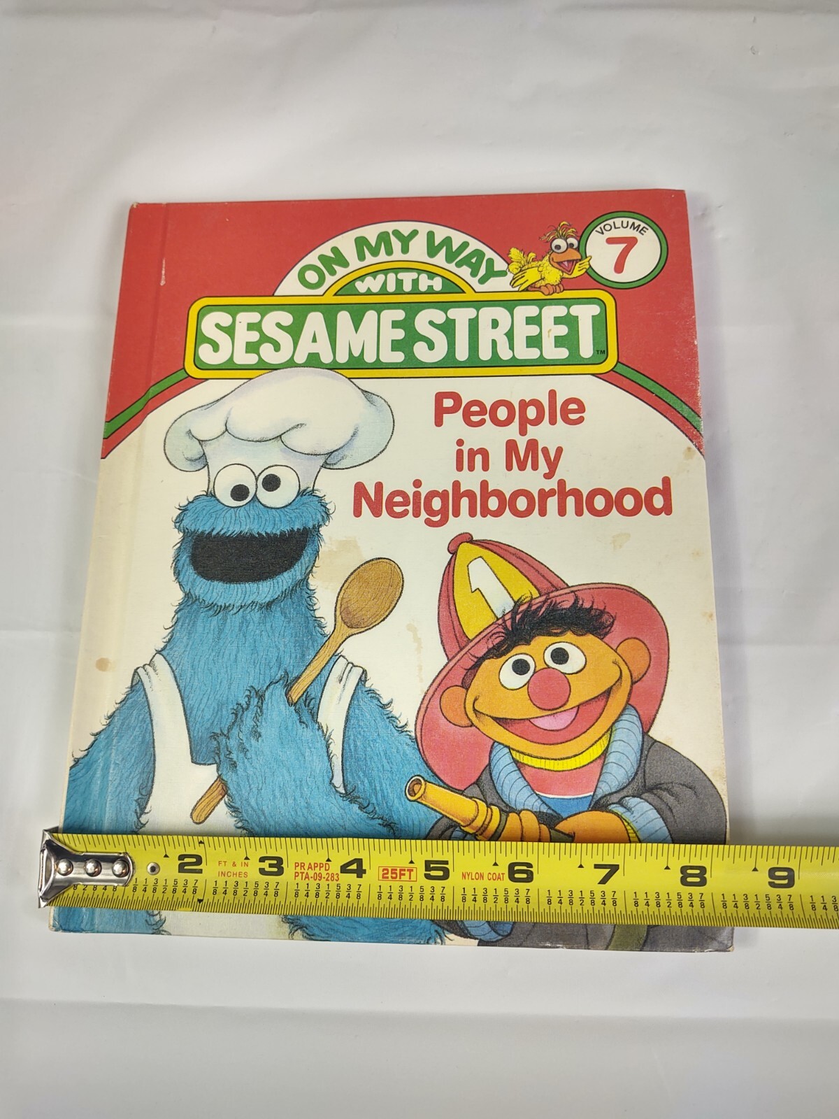 Vtg 89 On My Way With Sesame Street Volume 7 People In My Neighborhood Book CTW