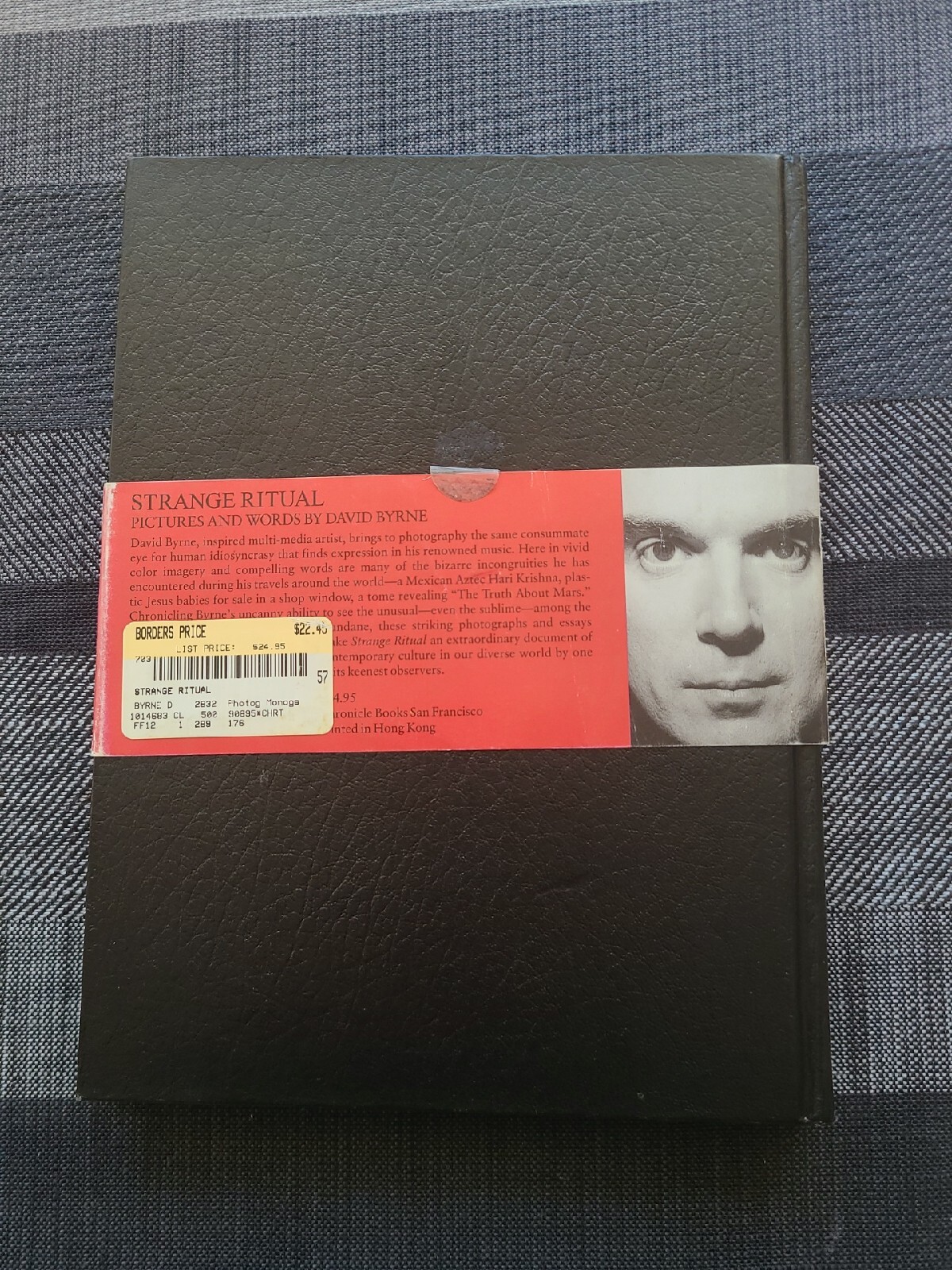 Strange Ritual: David Byrne Pictures And Words 1995 Hc 1st Ed Inscribed
