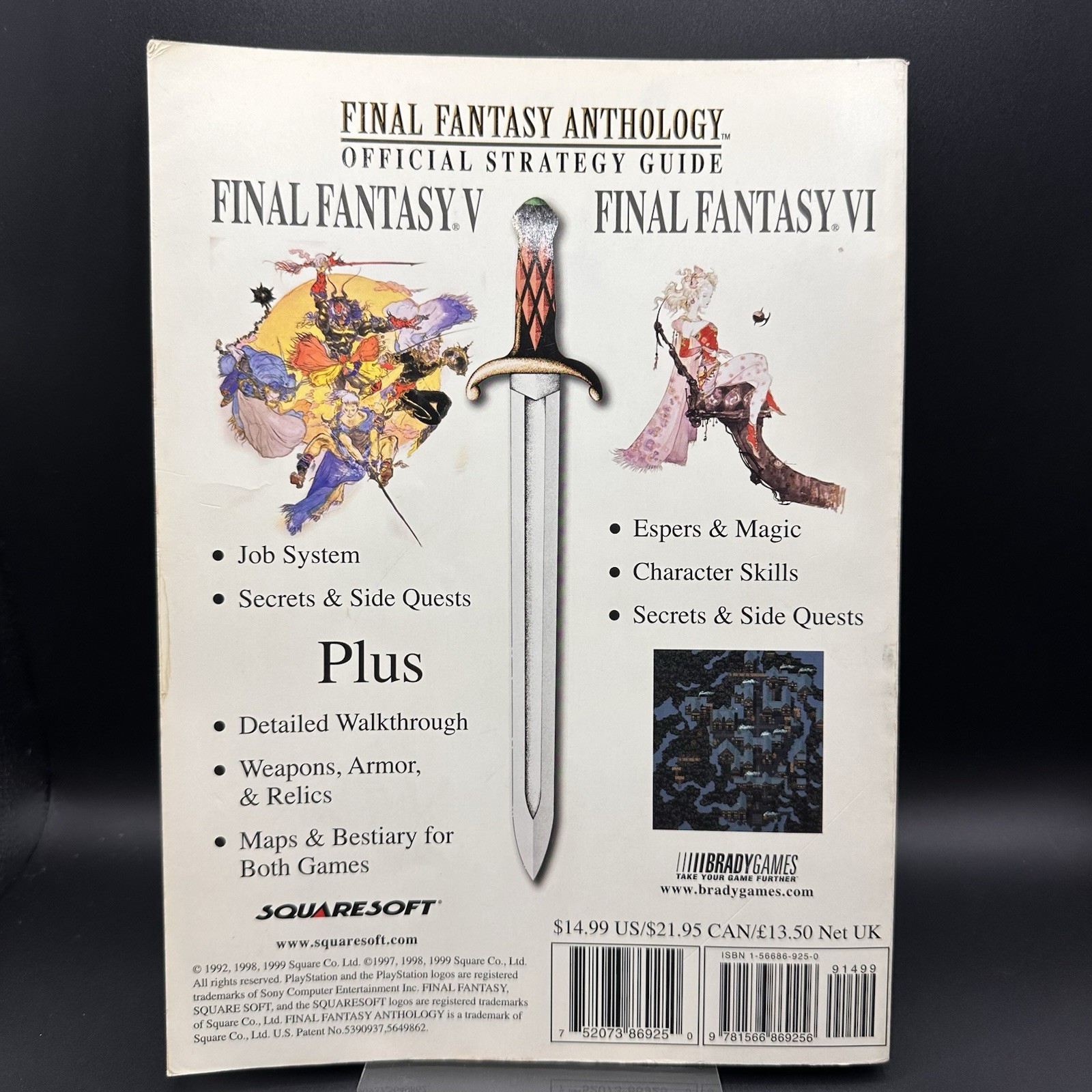 Final Fantasy Anthology Official Walkthrough (Brady Games Strategy Guide 1999)