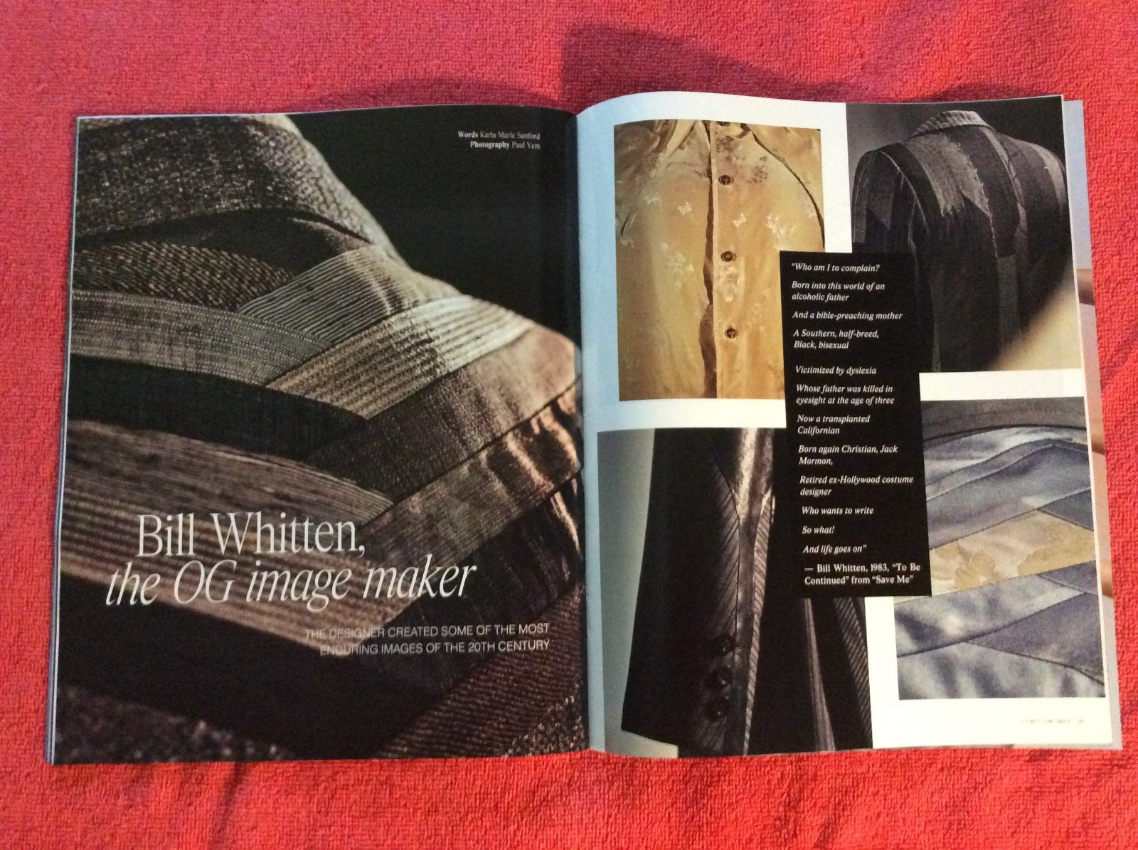IMAGE LA TIMES NOVEMBER 2025 ISSUE 39 BILL WHITTEN DESIGNER GYOPO